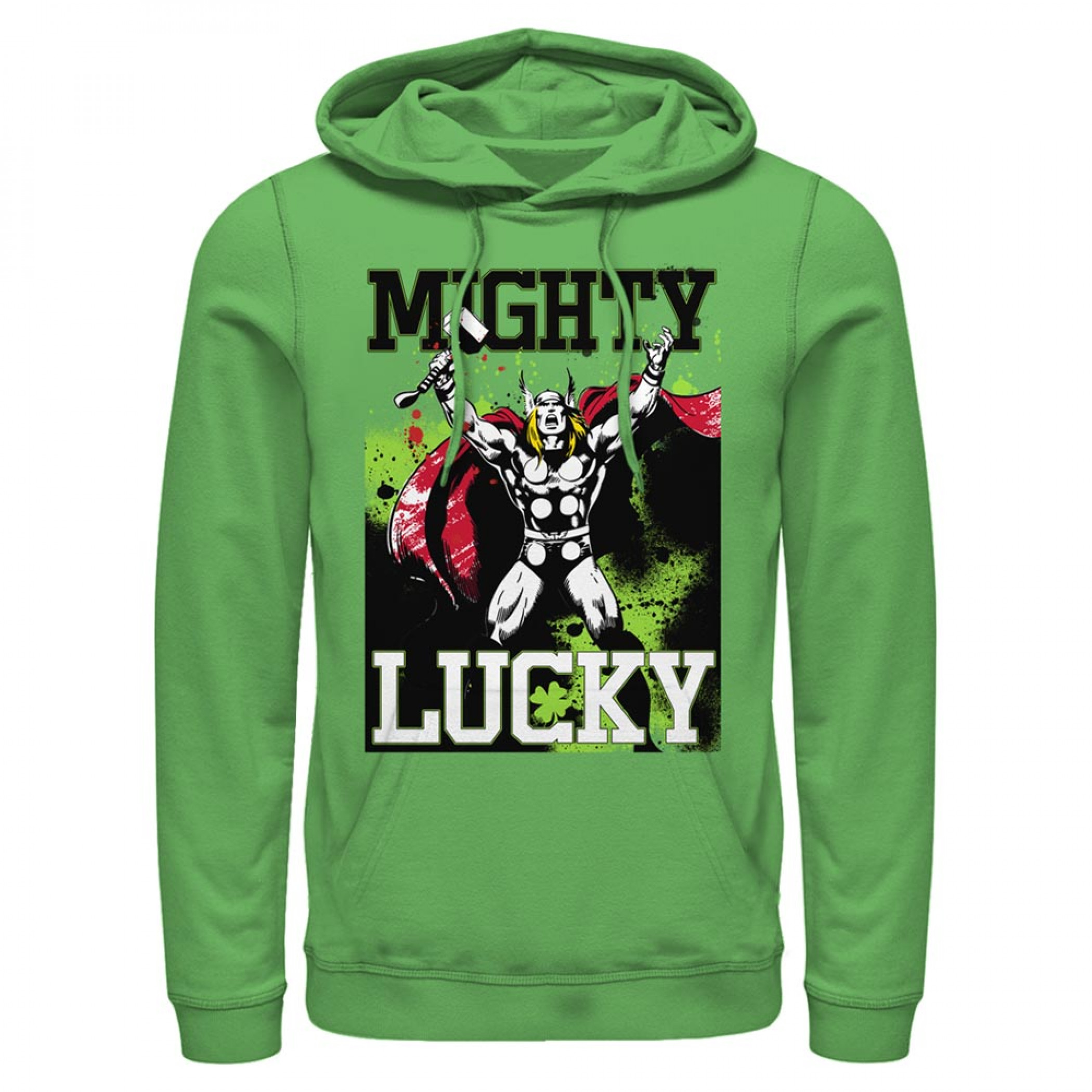 Thor Mighty Lucky Green Hoodie