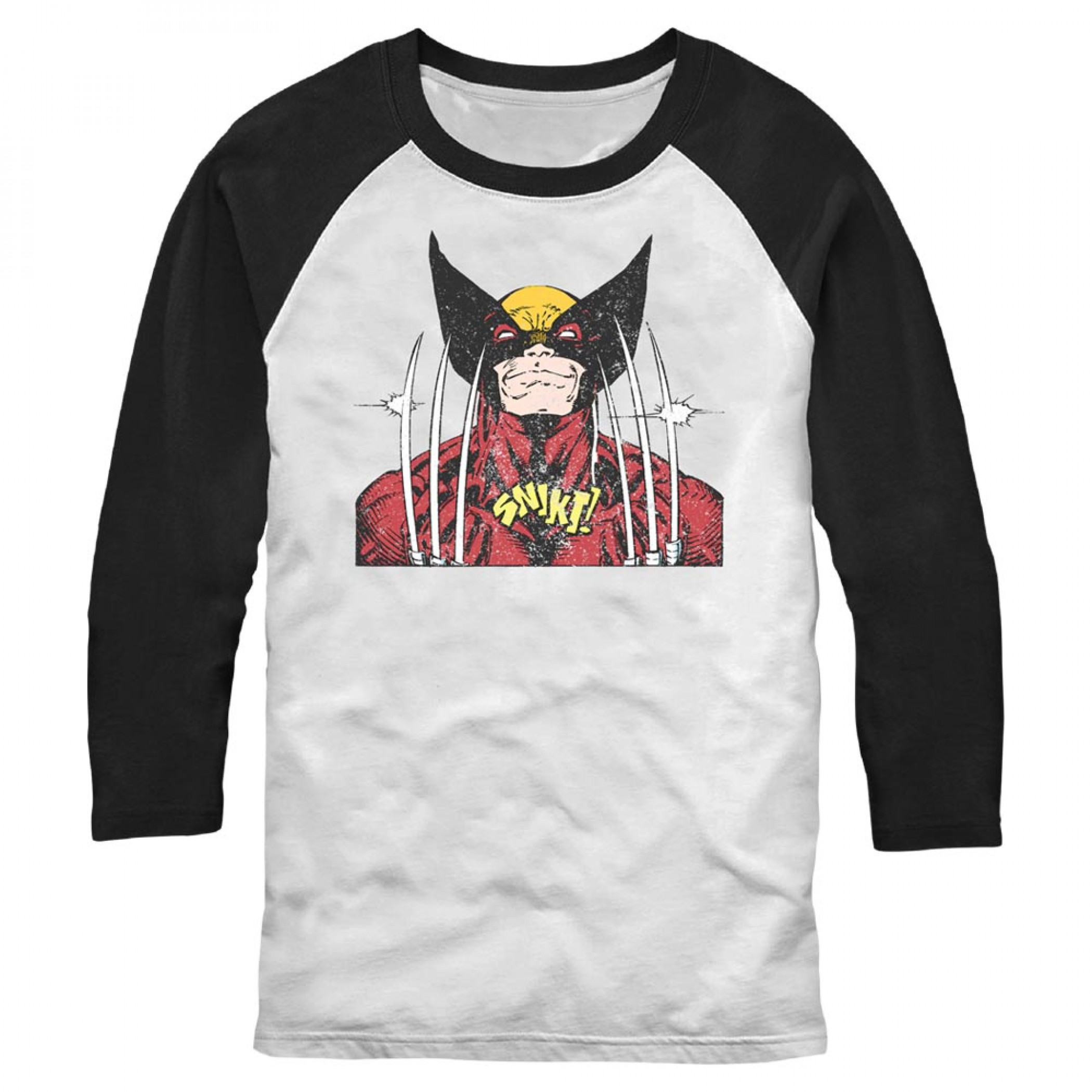 Wolverine "SNIKT!" 3/4 Sleeve Raglan Baseball T-Shirt