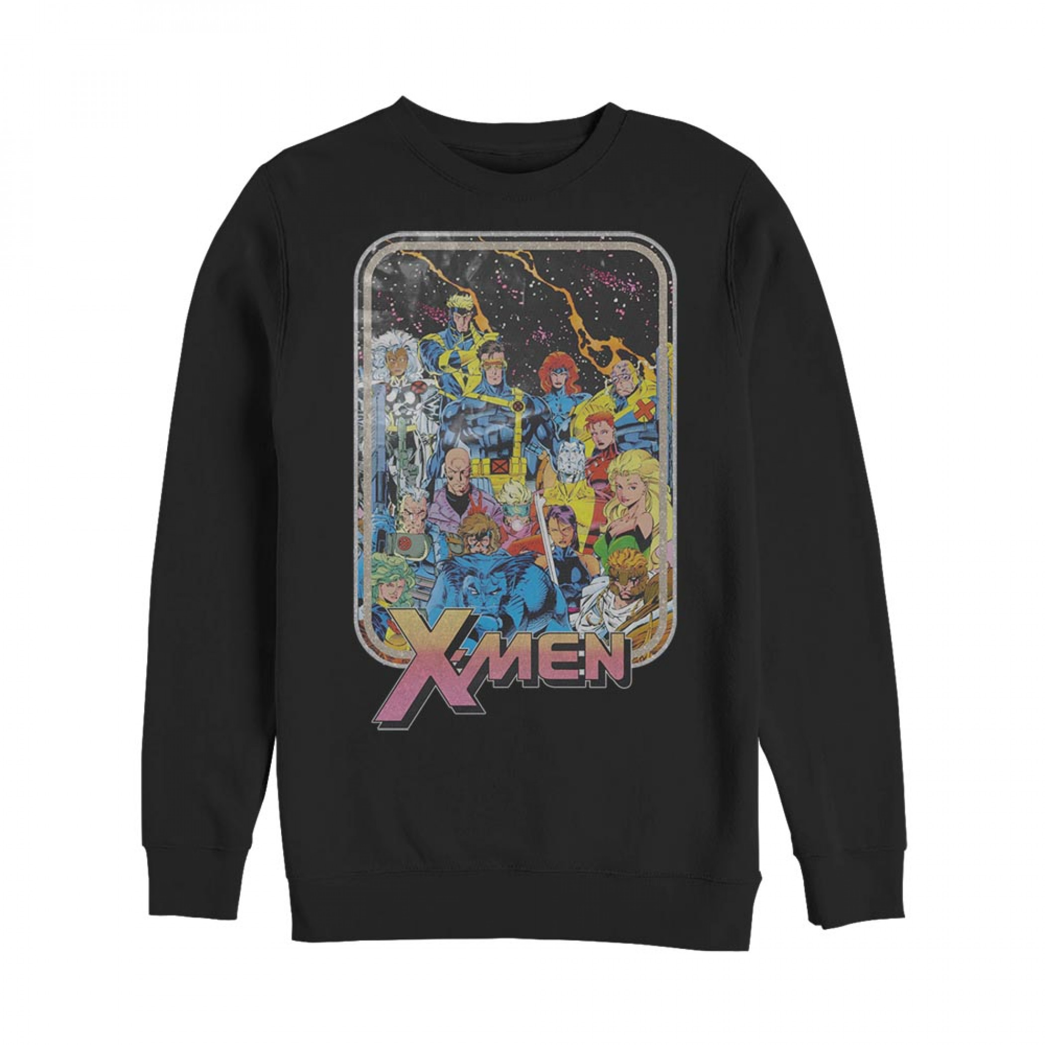 Marvel X-Men Retro Character Card Sweatshirt