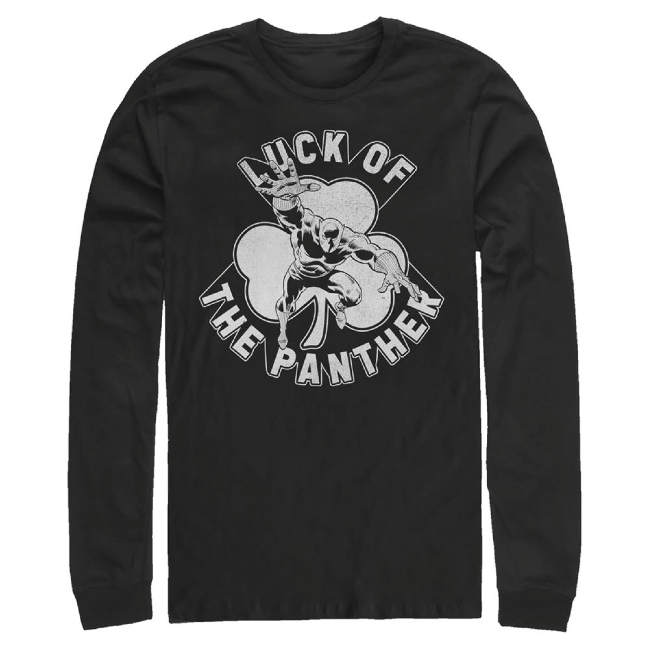 Luck of the Panther Black Long Sleeve Shirt