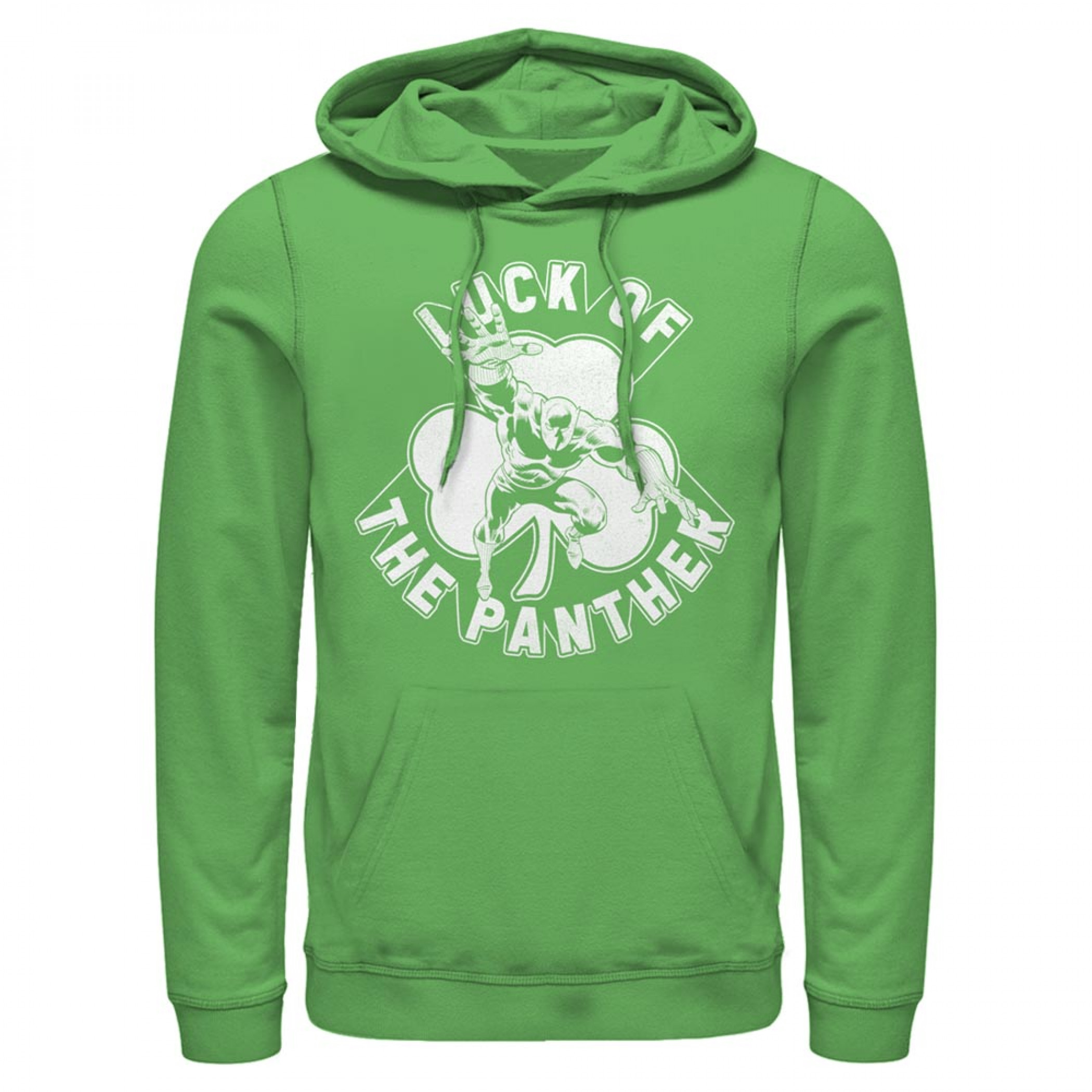 Luck of the Panther Green Hoodie
