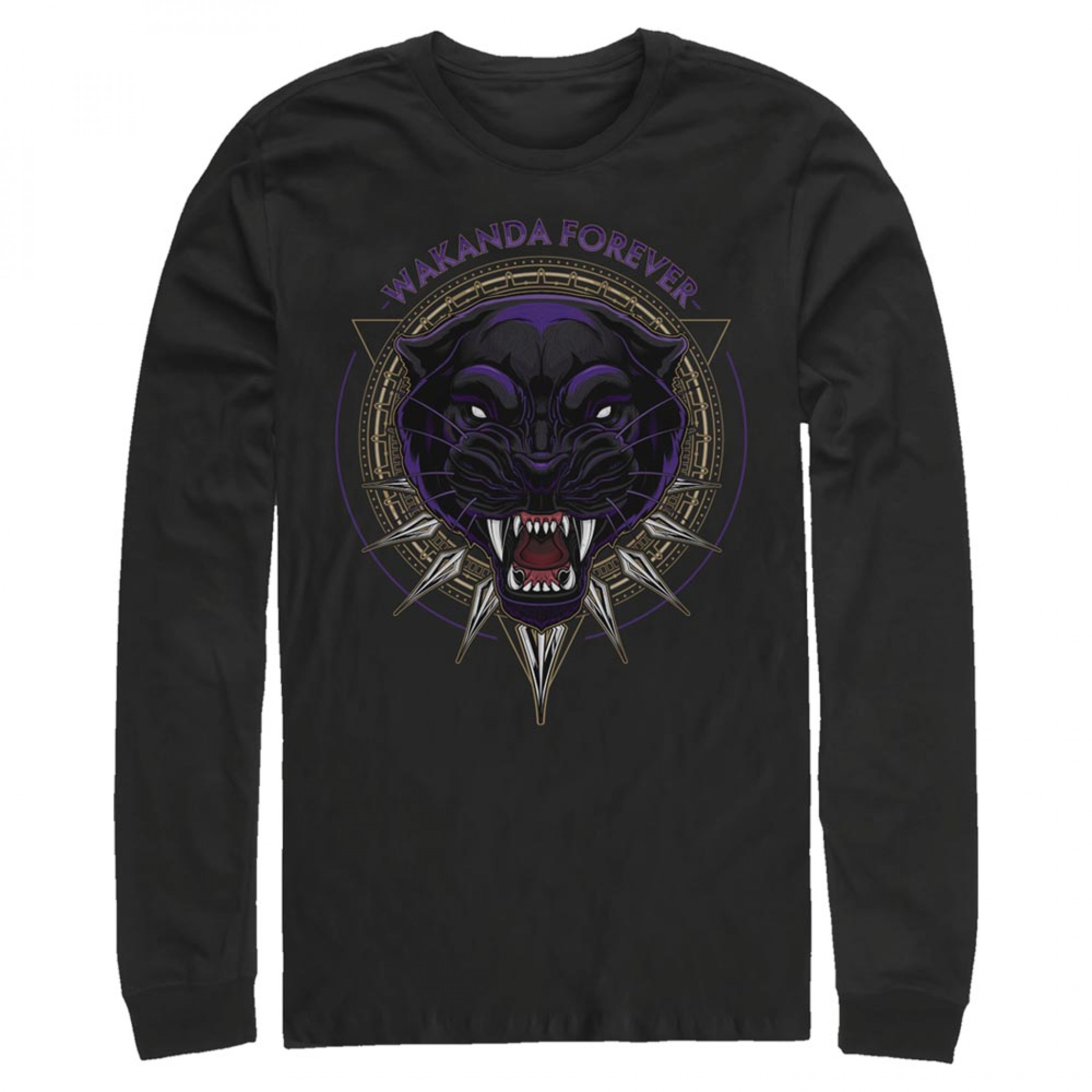 Black Panther Wakanda Forever Long Sleeve Shirt