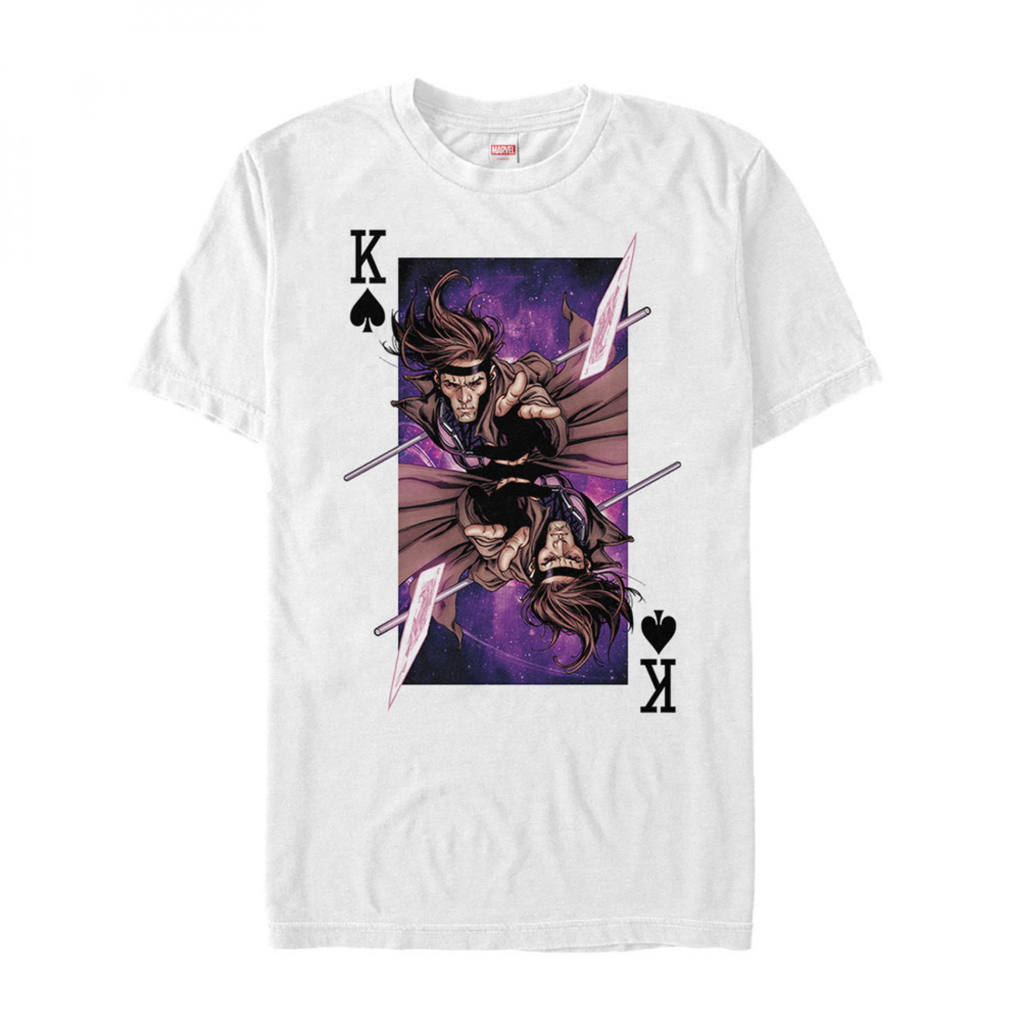 Marvel X-Men's Gambit Card Throw T-Shirt