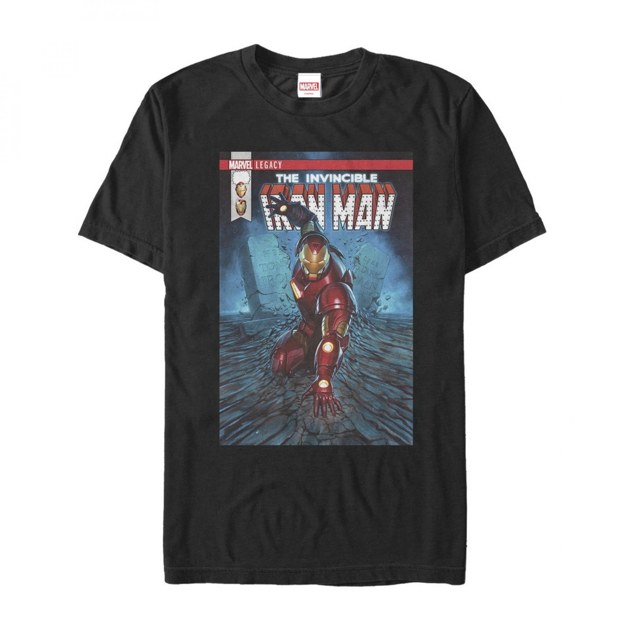 Iron Man Search for Tony Stark Comic Cover T-Shirt