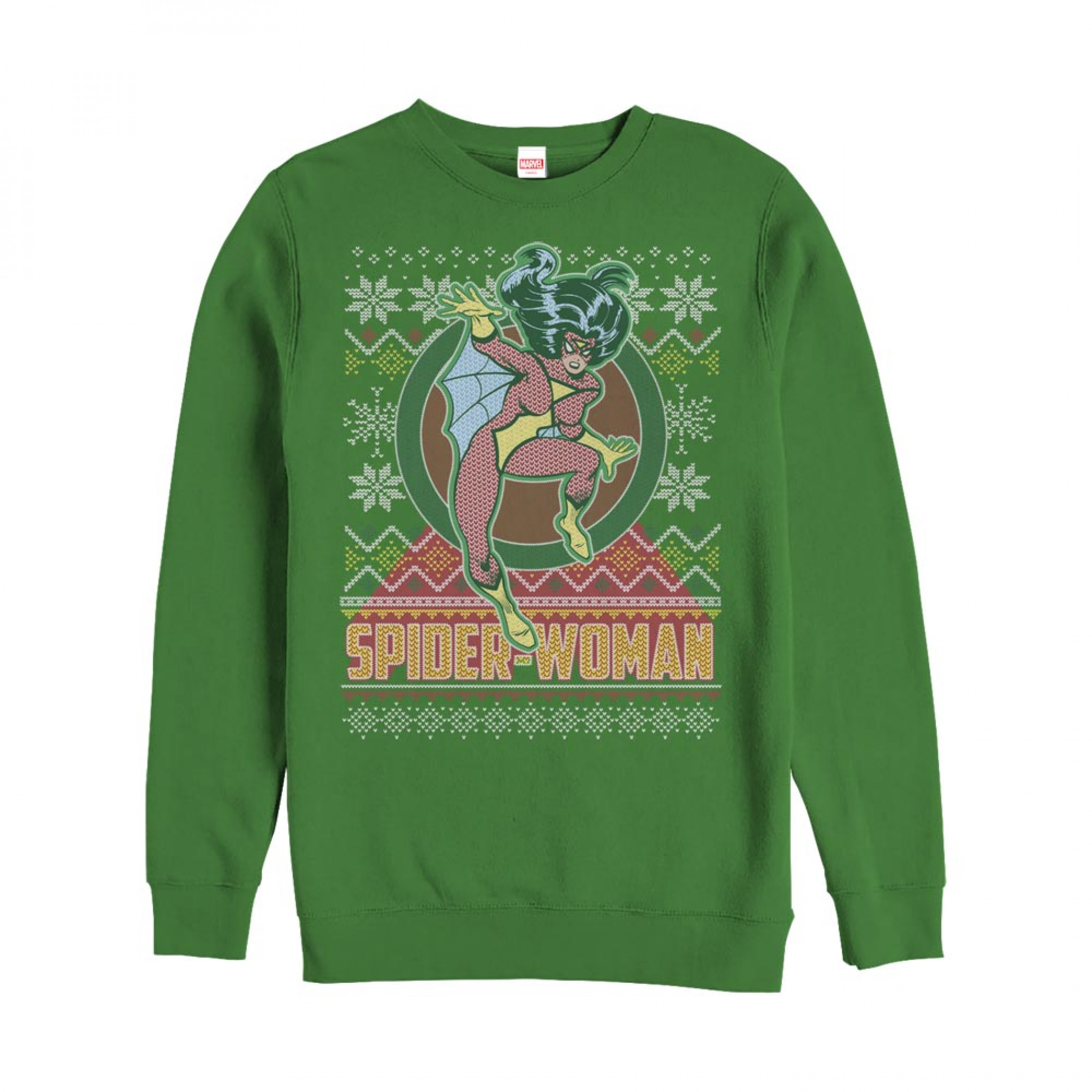 Spider-Woman Ugly Christmas Sweatshirt