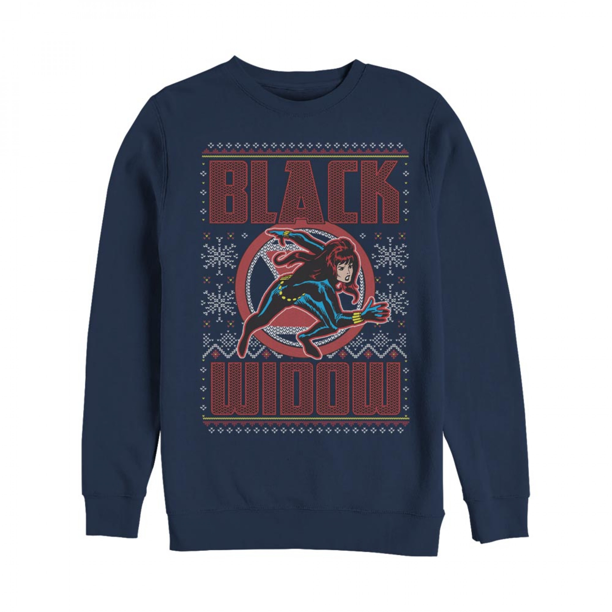 The Black Widow Ugly Christmas Sweatshirt