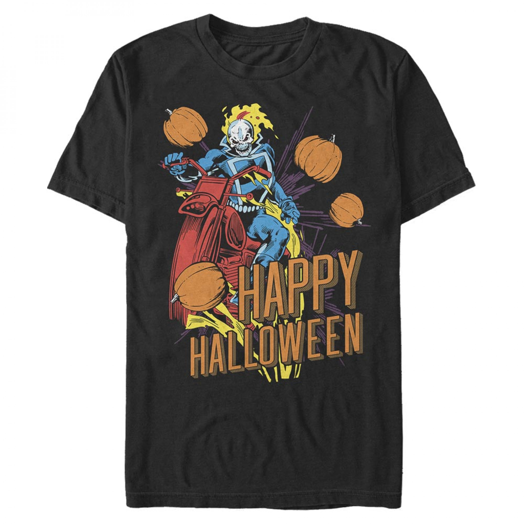 Ghost Rider Happy Halloween T-Shirt