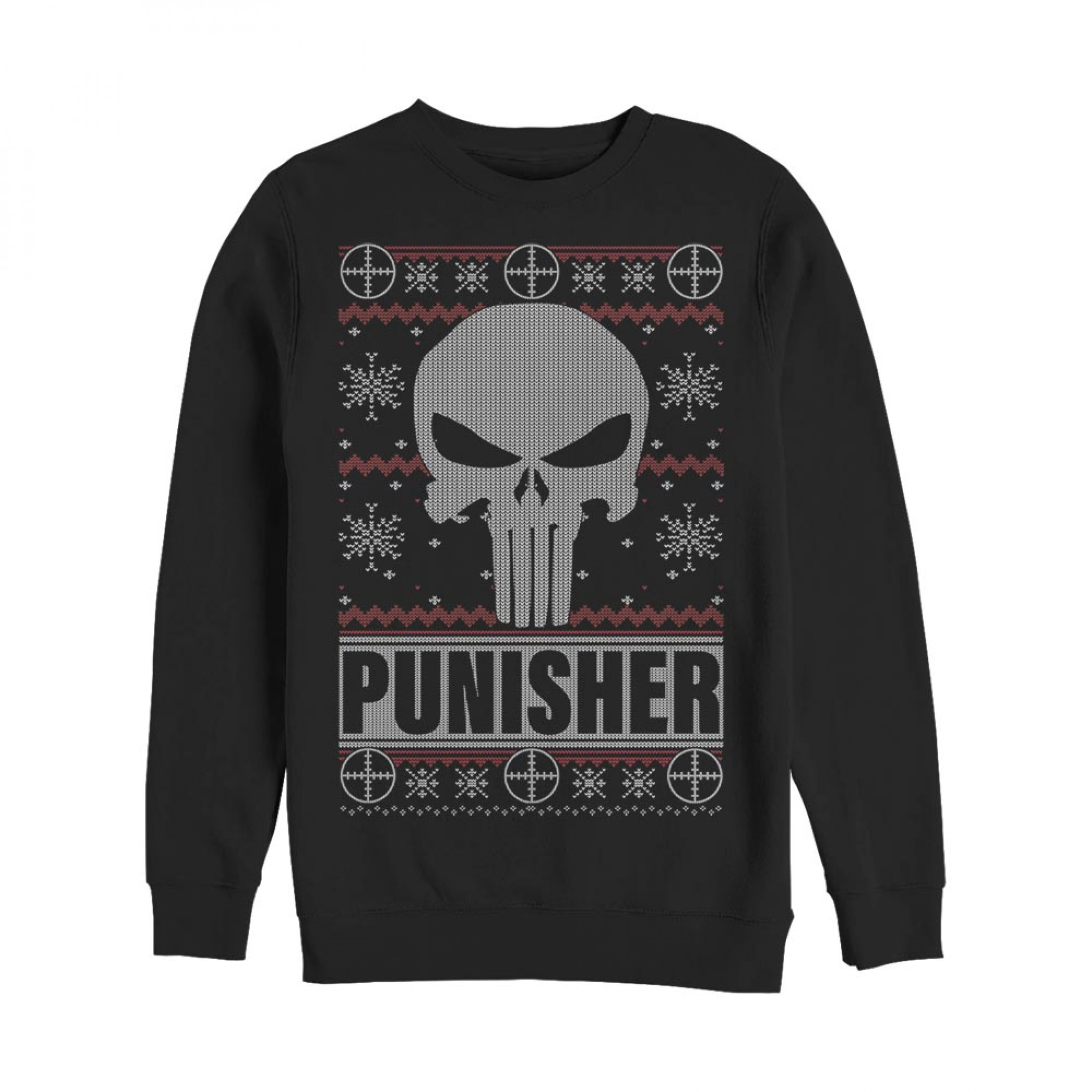 Punisher Skull Ugly Christmas Sweatshirt