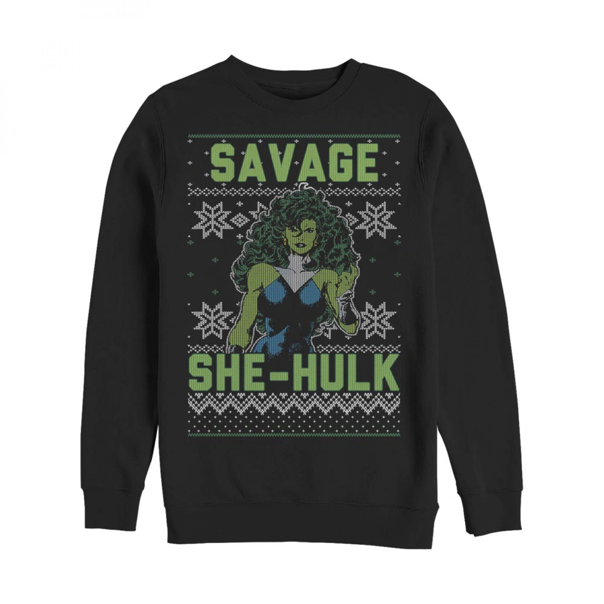 The Savage She-Hulk Ugly Christmas Sweatshirt