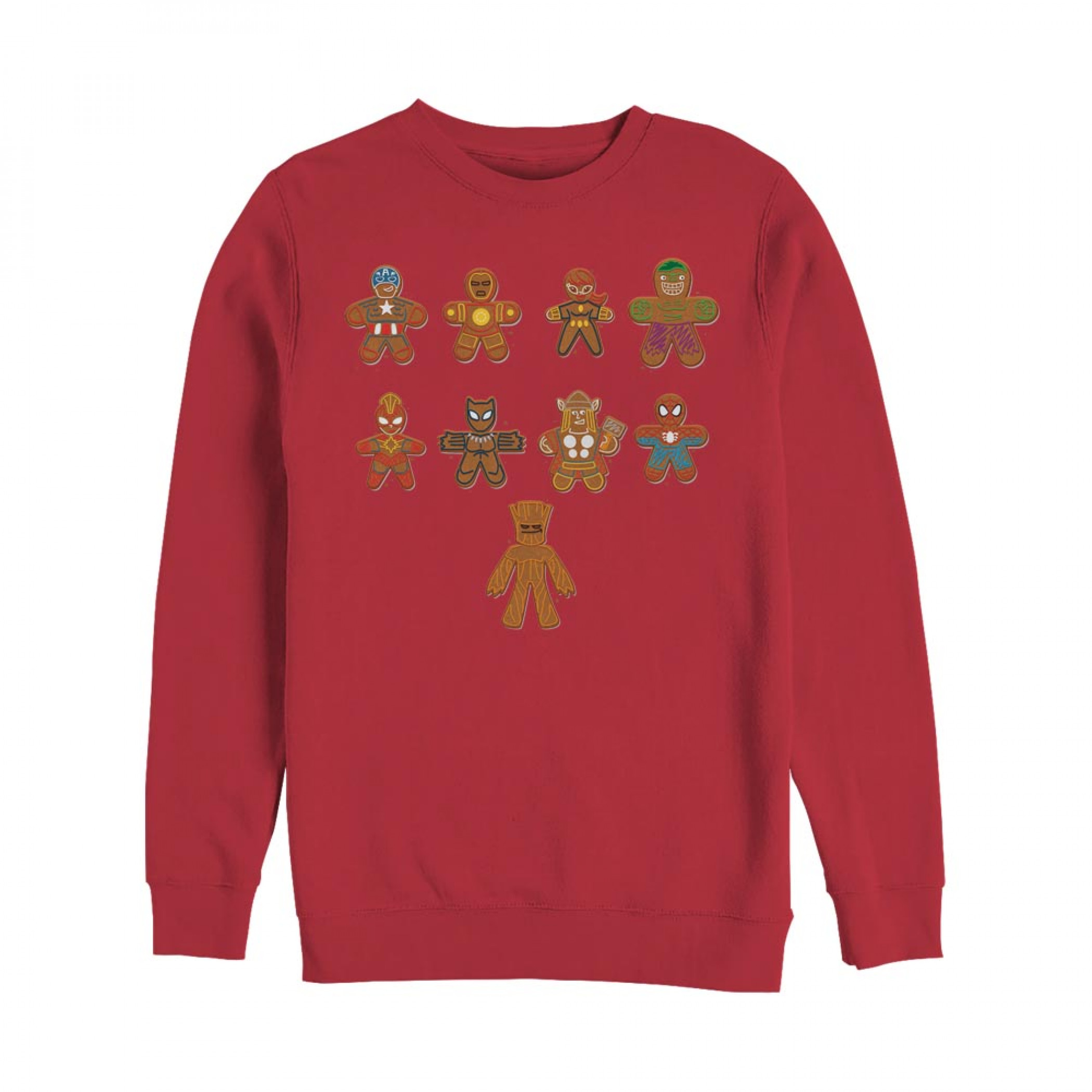 The Gingerbread Cookie Avengers Christmas Sweatshirt
