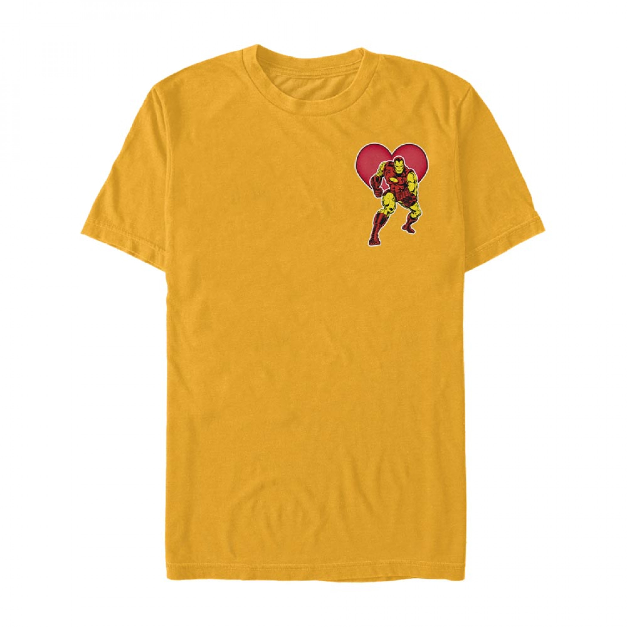 Iron Man Heart Gold T-Shirt
