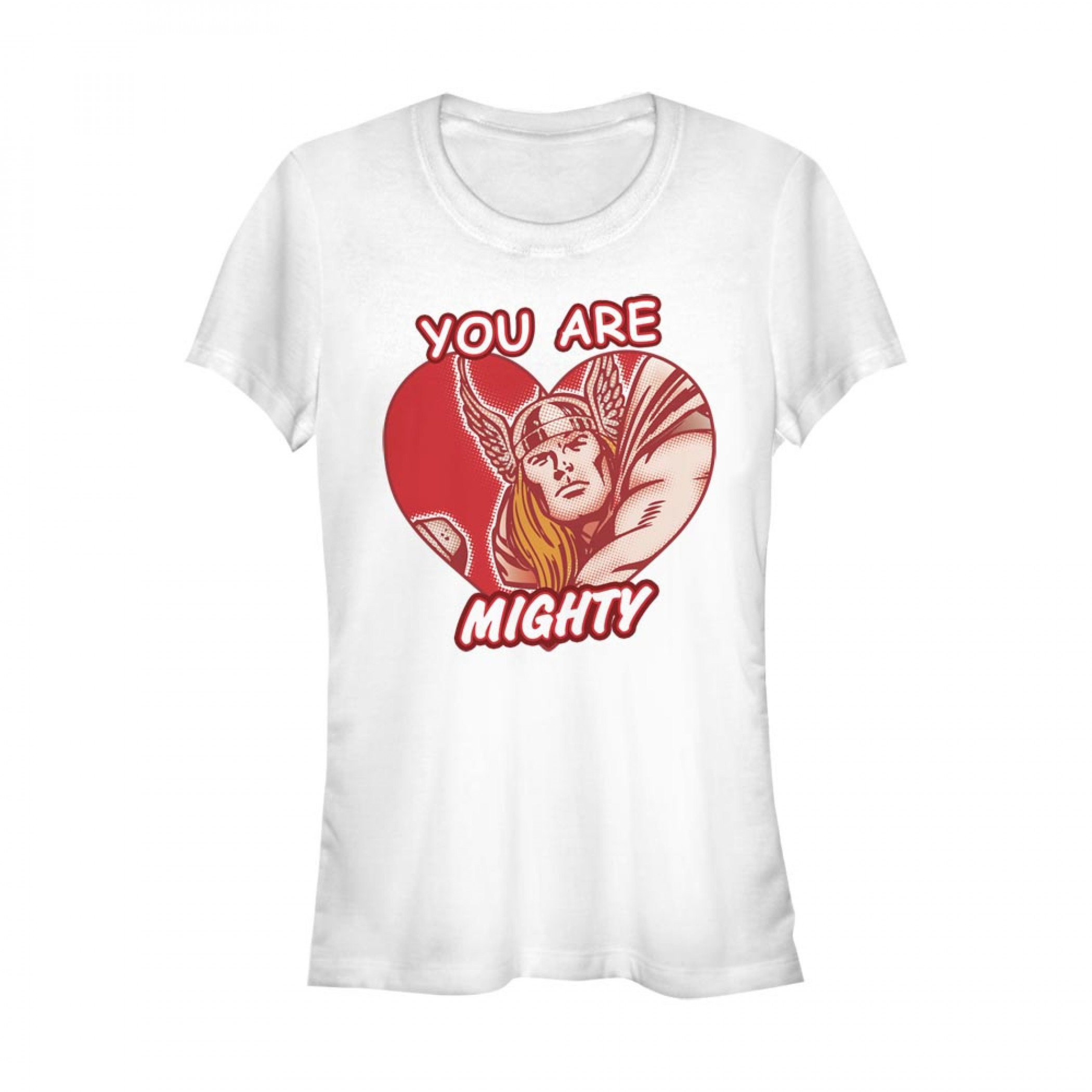 Thor You Are Mighty Women's White T-Shirt