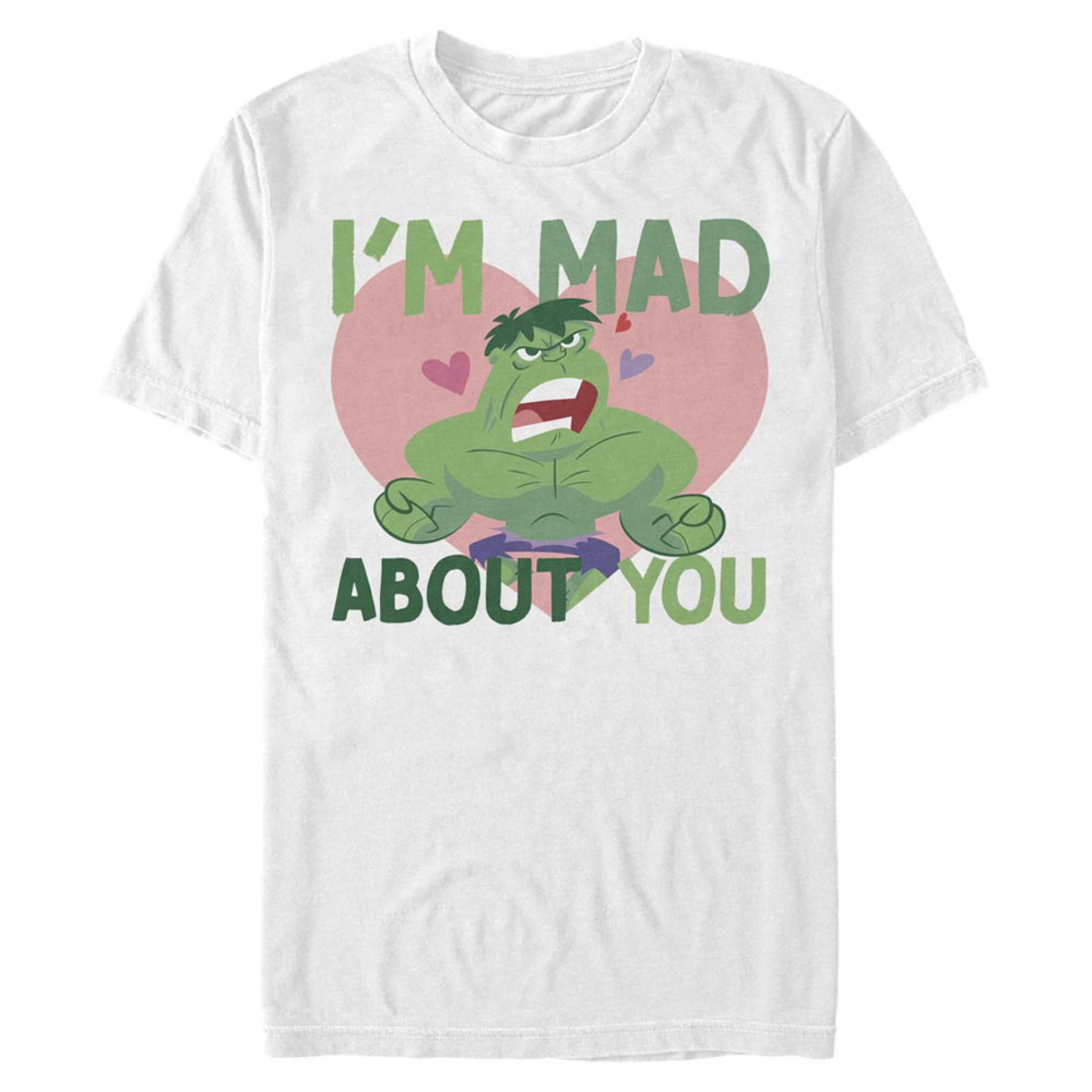 The Incredible Hulk I'm Mad About You Valentine's Day T-Shirt