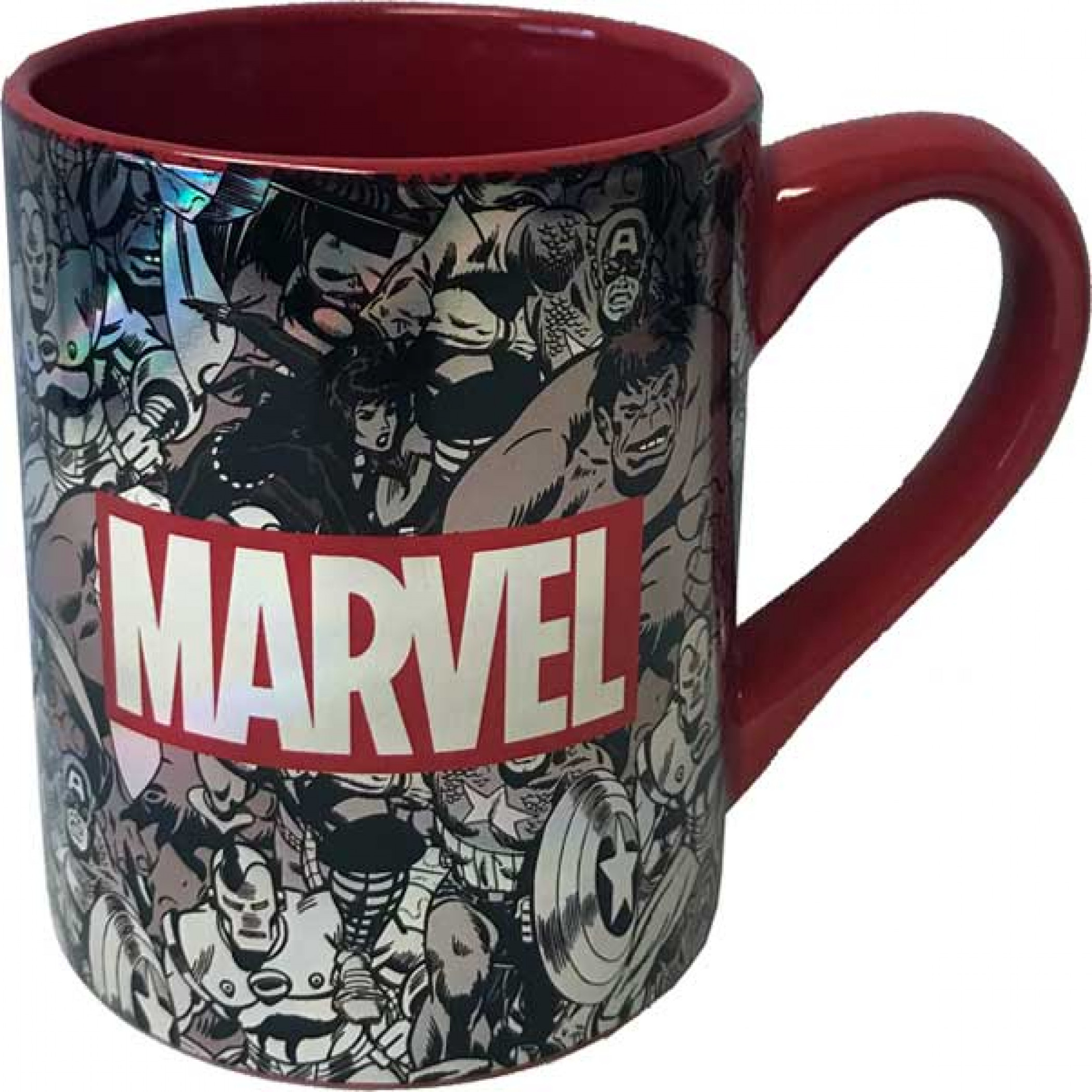 Marvel Comics Black and White Brink Logo Mug
