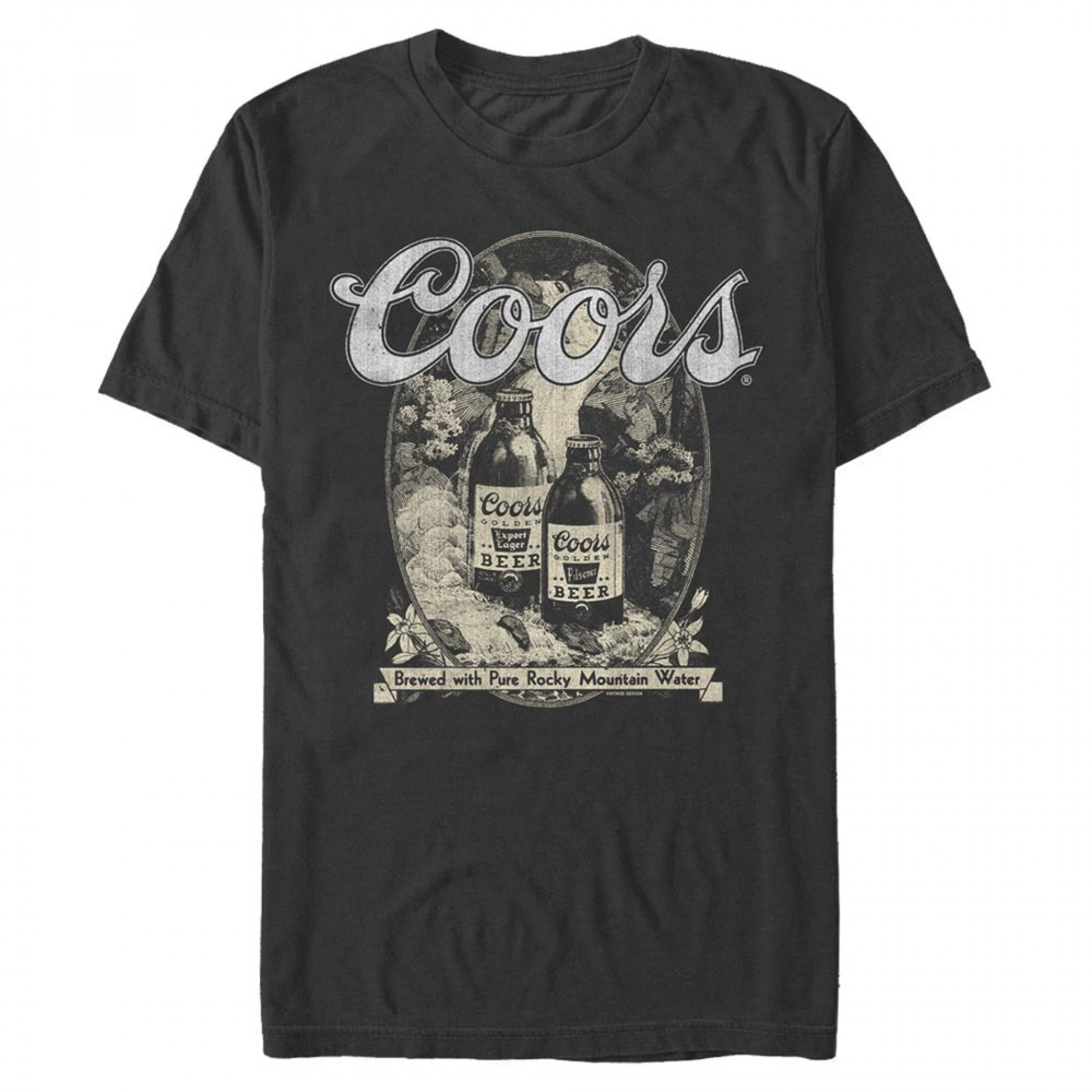 Coors Golden Export Lager Pure Rocky MTN. Brew T-Shirt