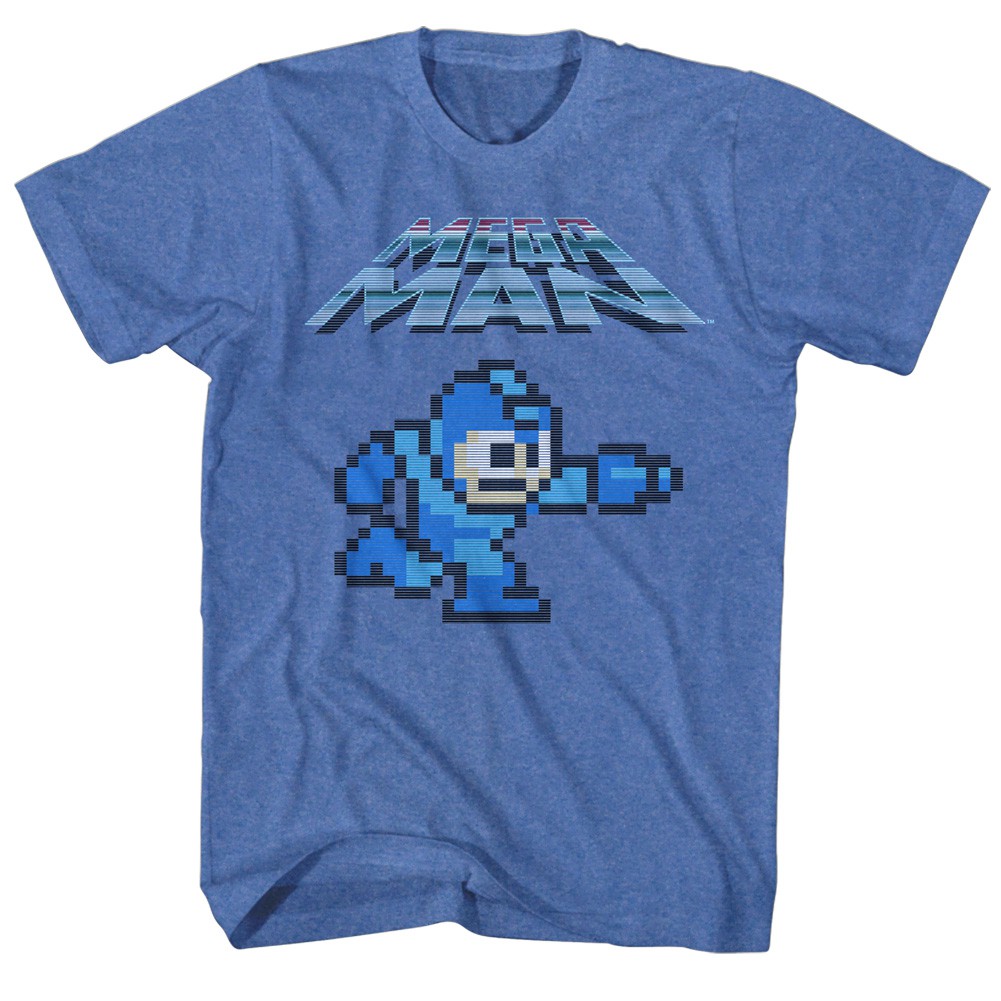 Mega Man Classic Blue Tshirt