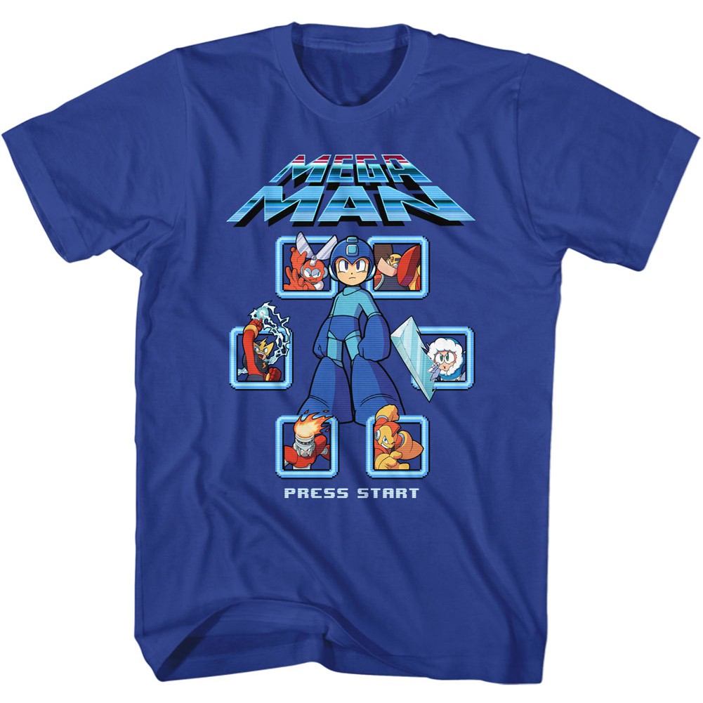 Mega Man Select Screen Tshirt