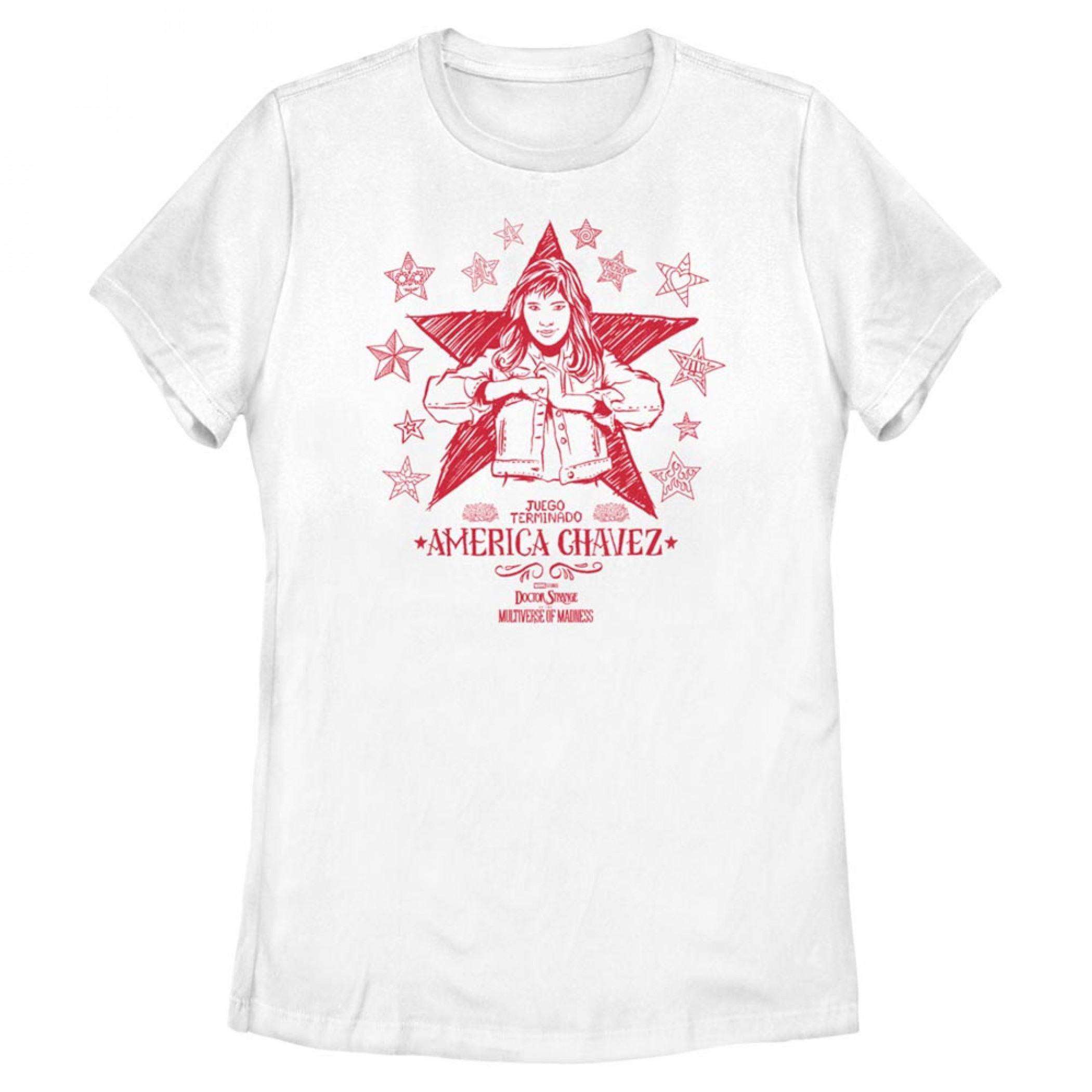 America Chavez Sketchy Stars Women's T-Shirt