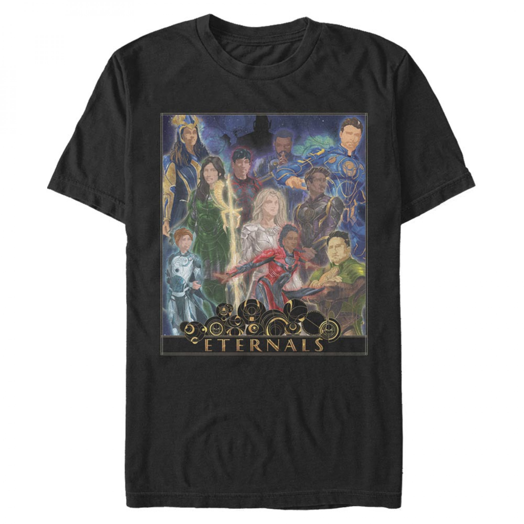 Marvel Comics The Eternals All Characters Pose T-Shirt