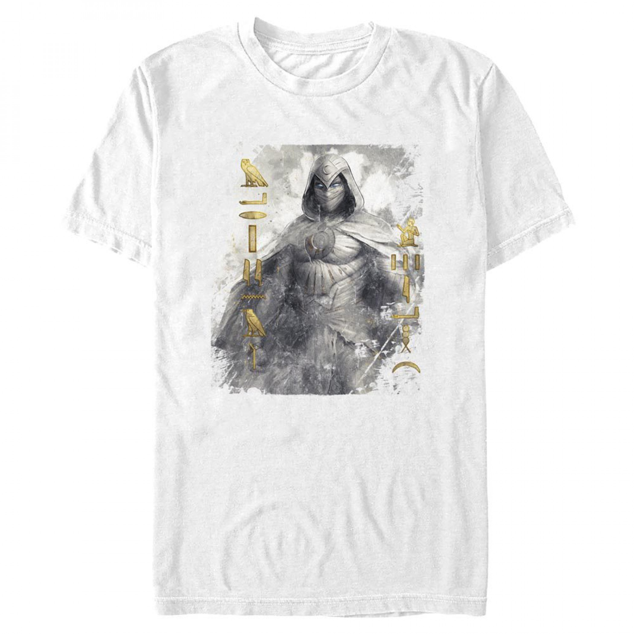 Moon Knight Washed Hieroglyphs T-Shirt
