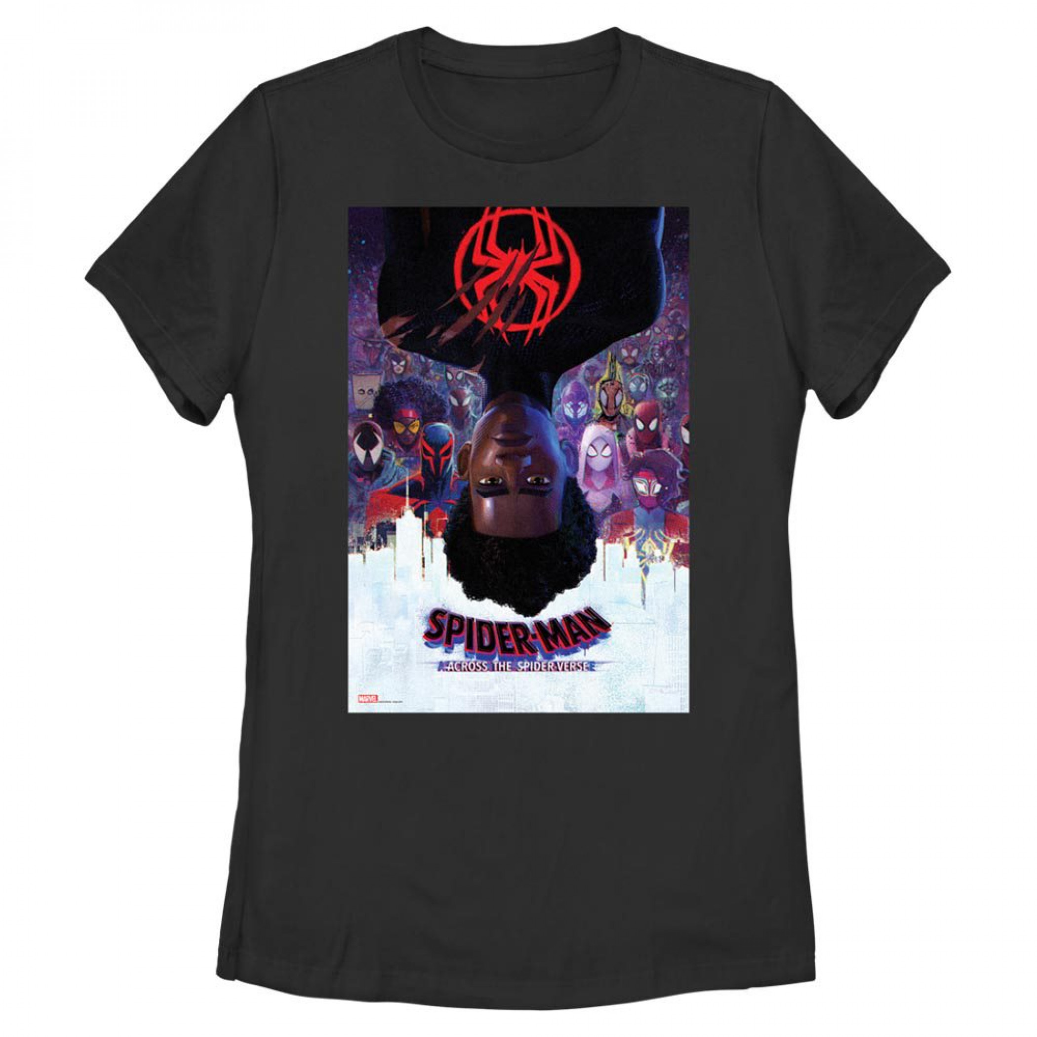 Spider-Man Across The Spider-Verse Poster Women's T-Shirt