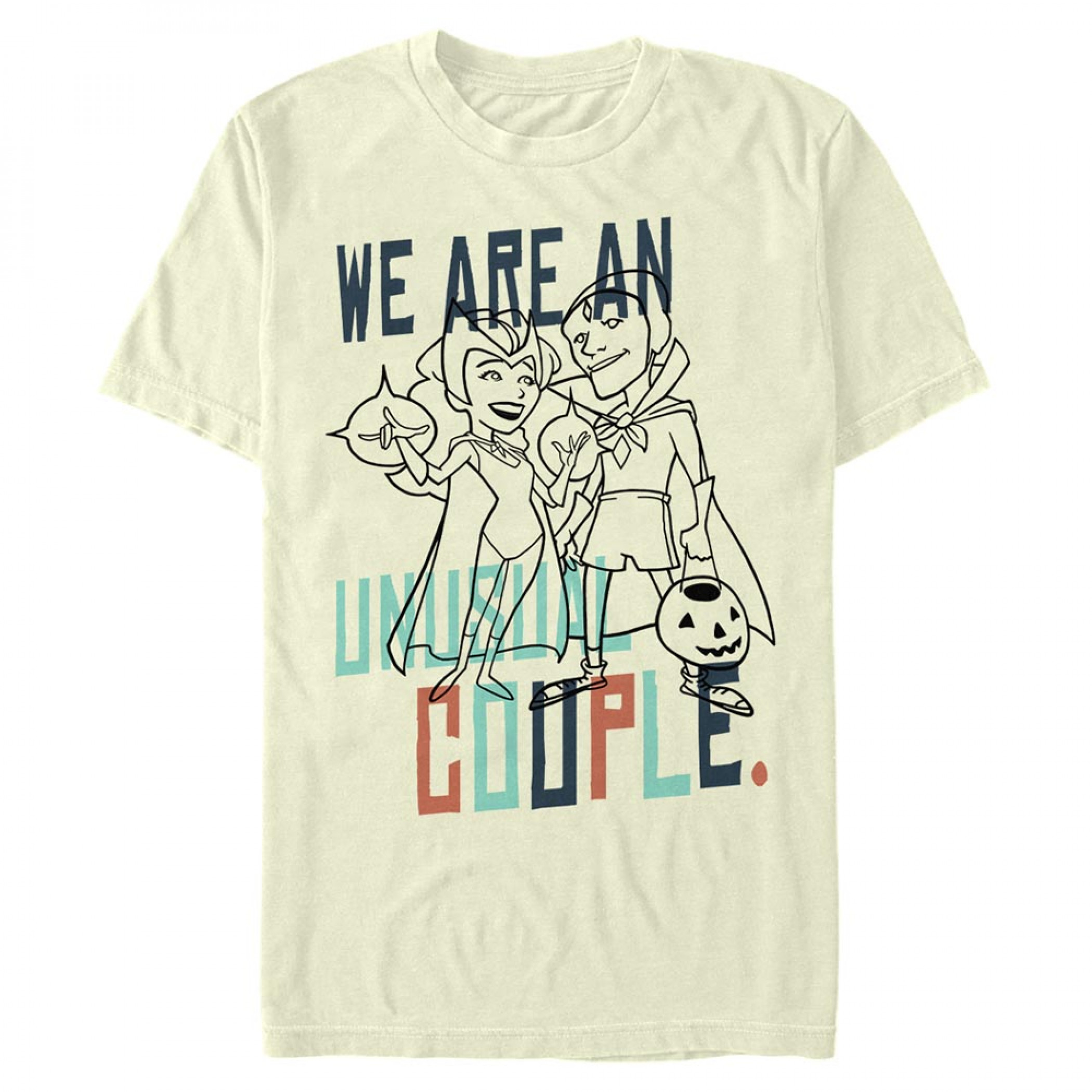 WandaVision Unusual Couple Outline T-Shirt