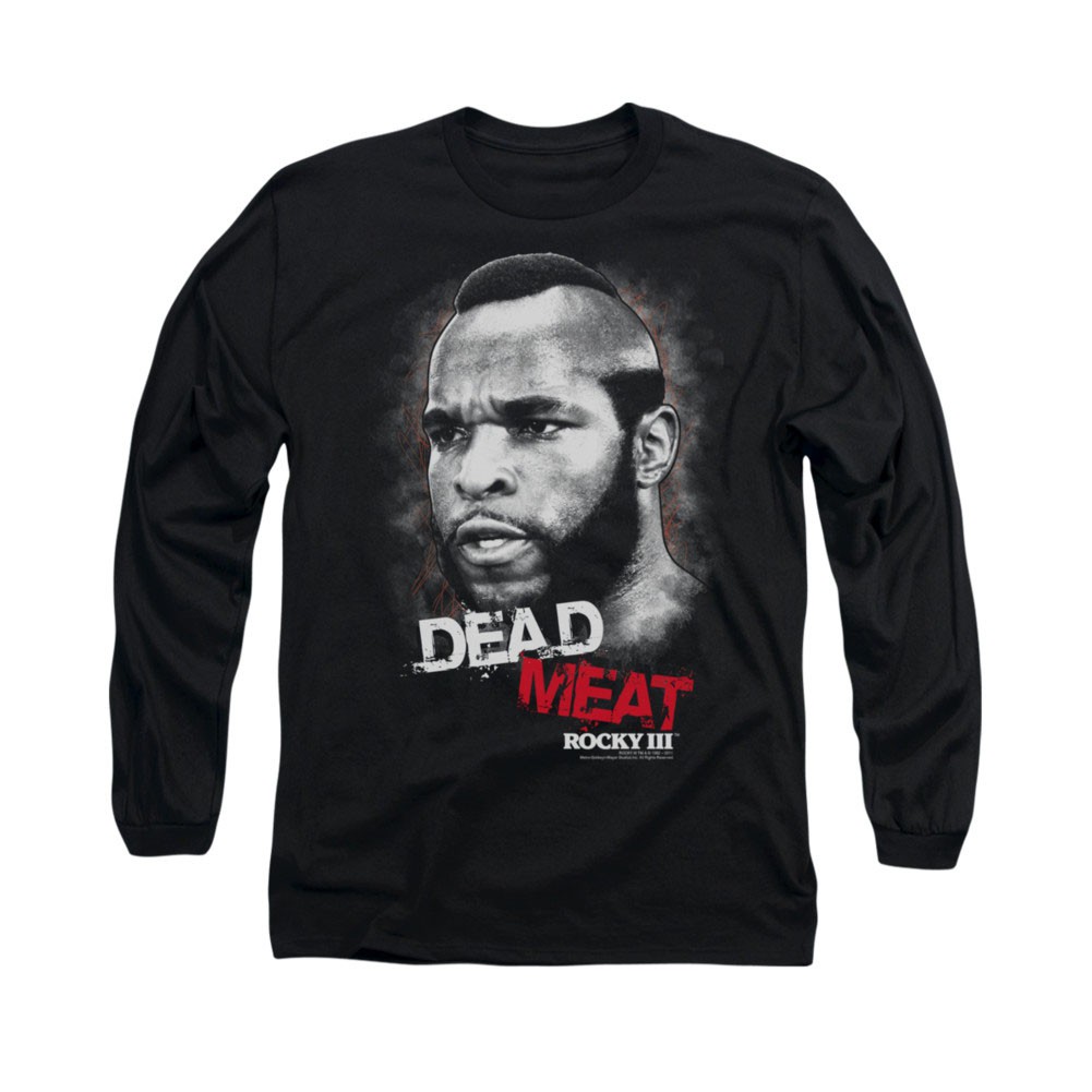 Rocky Mr. T Dead Meat Black Long Sleeve T-Shirt