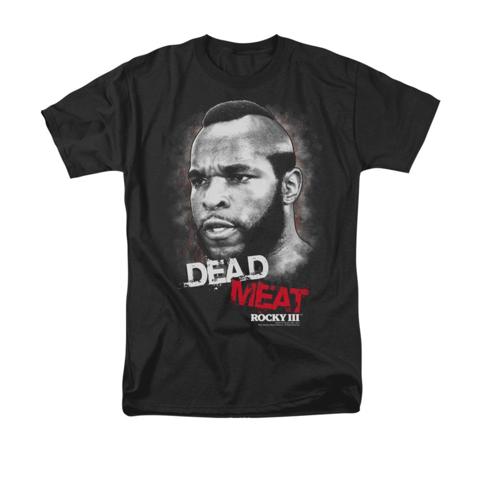 Rocky III Mr. T Dead Meat Black T-Shirt