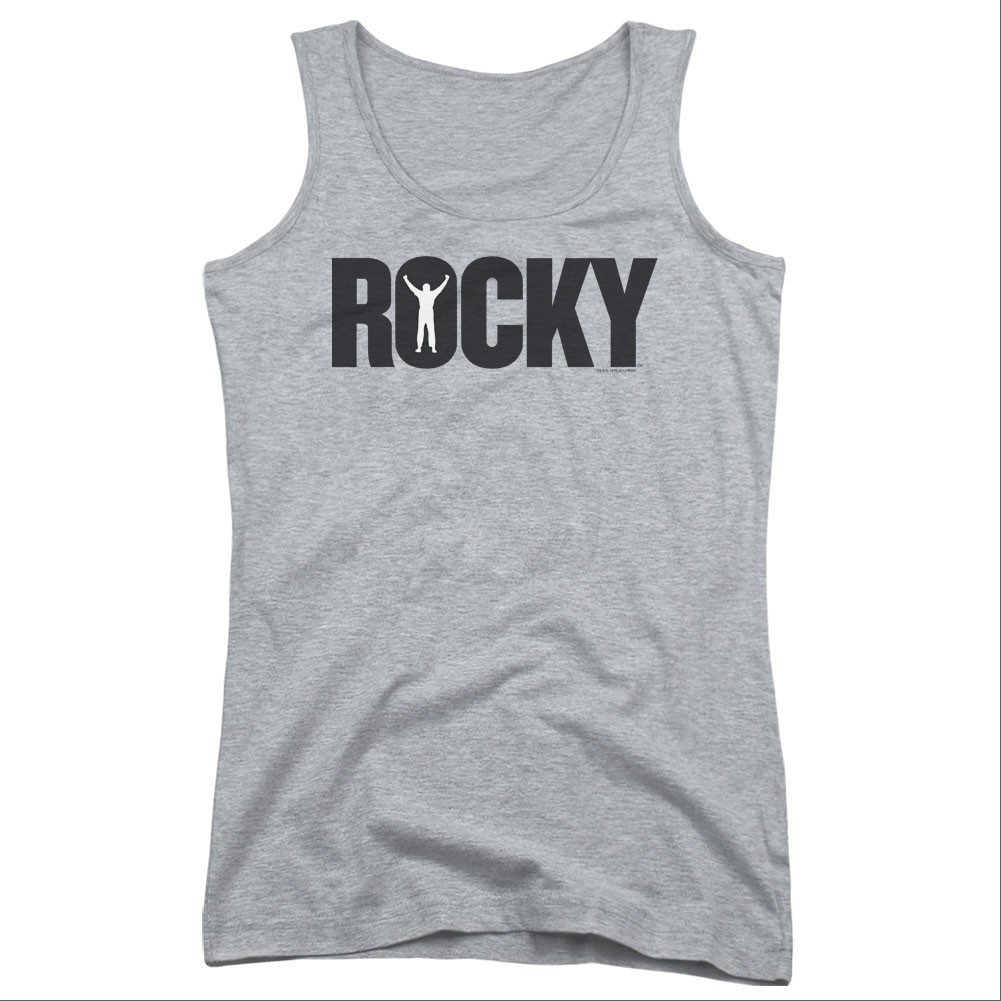 Rocky Logo Gray Juniors Tank Top