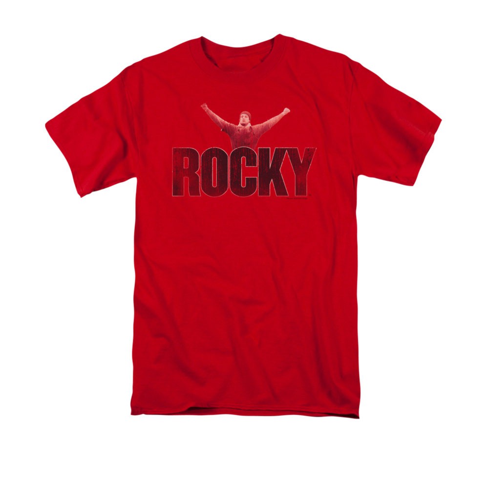 Rocky Victory Distressed Red T-Shirt
