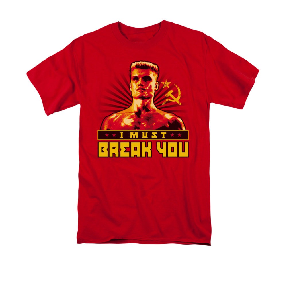 Rocky Ivan I Must Break You Red T-Shirt