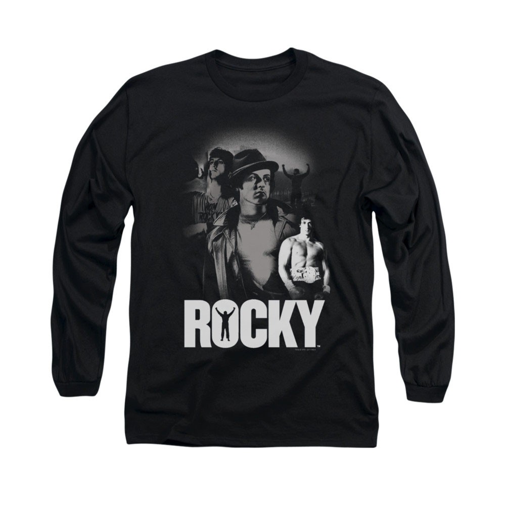 Rocky Making Of A Champ Black Long Sleeve T-Shirt