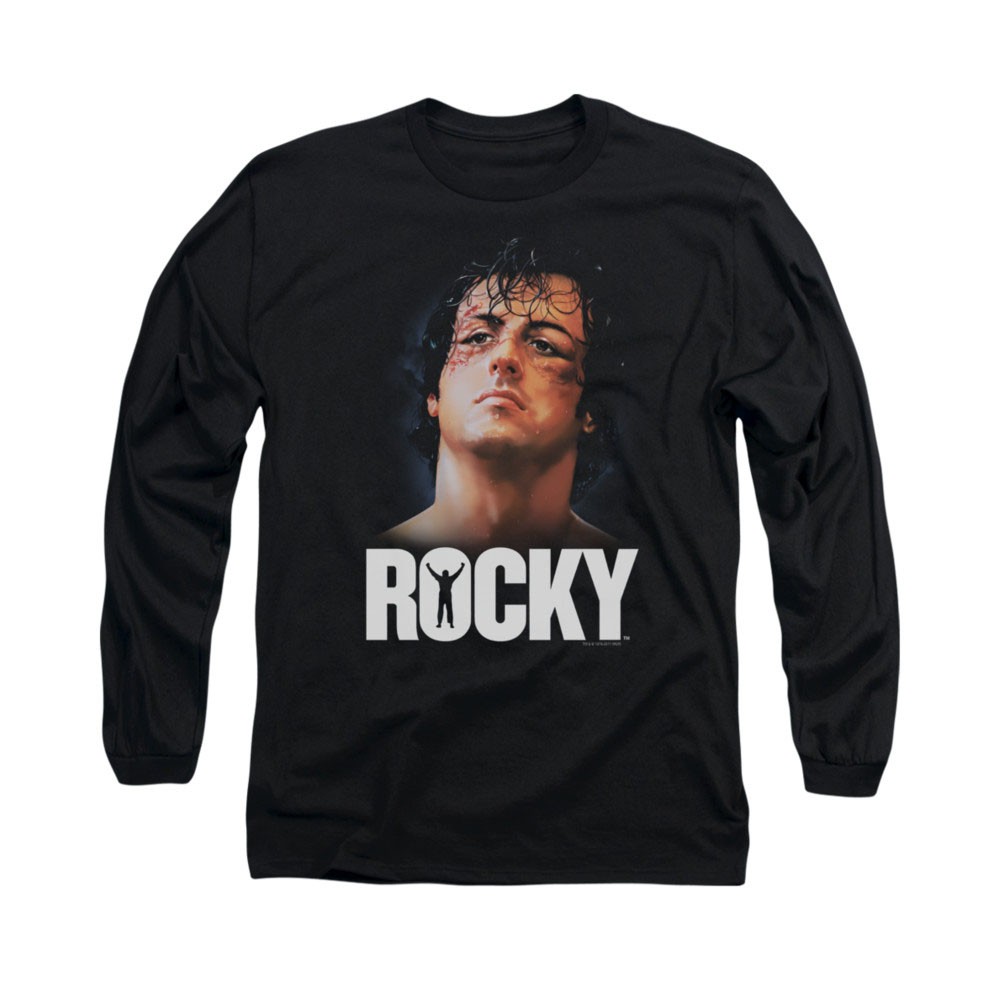 Rocky Champ Black Long Sleeve T-Shirt