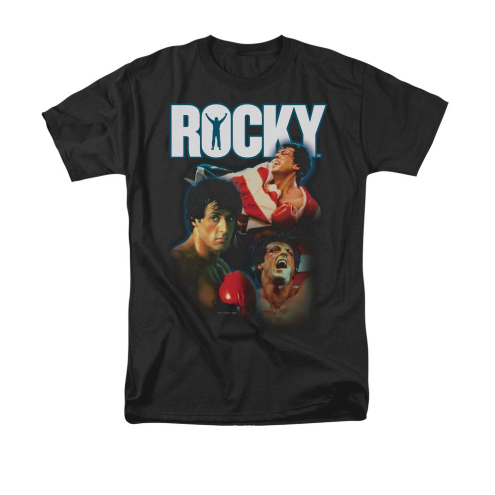 Rocky I Did It Black T-Shirt