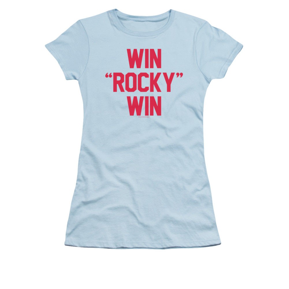 Rocky Win Rocky Win Blue Juniors T-Shirt