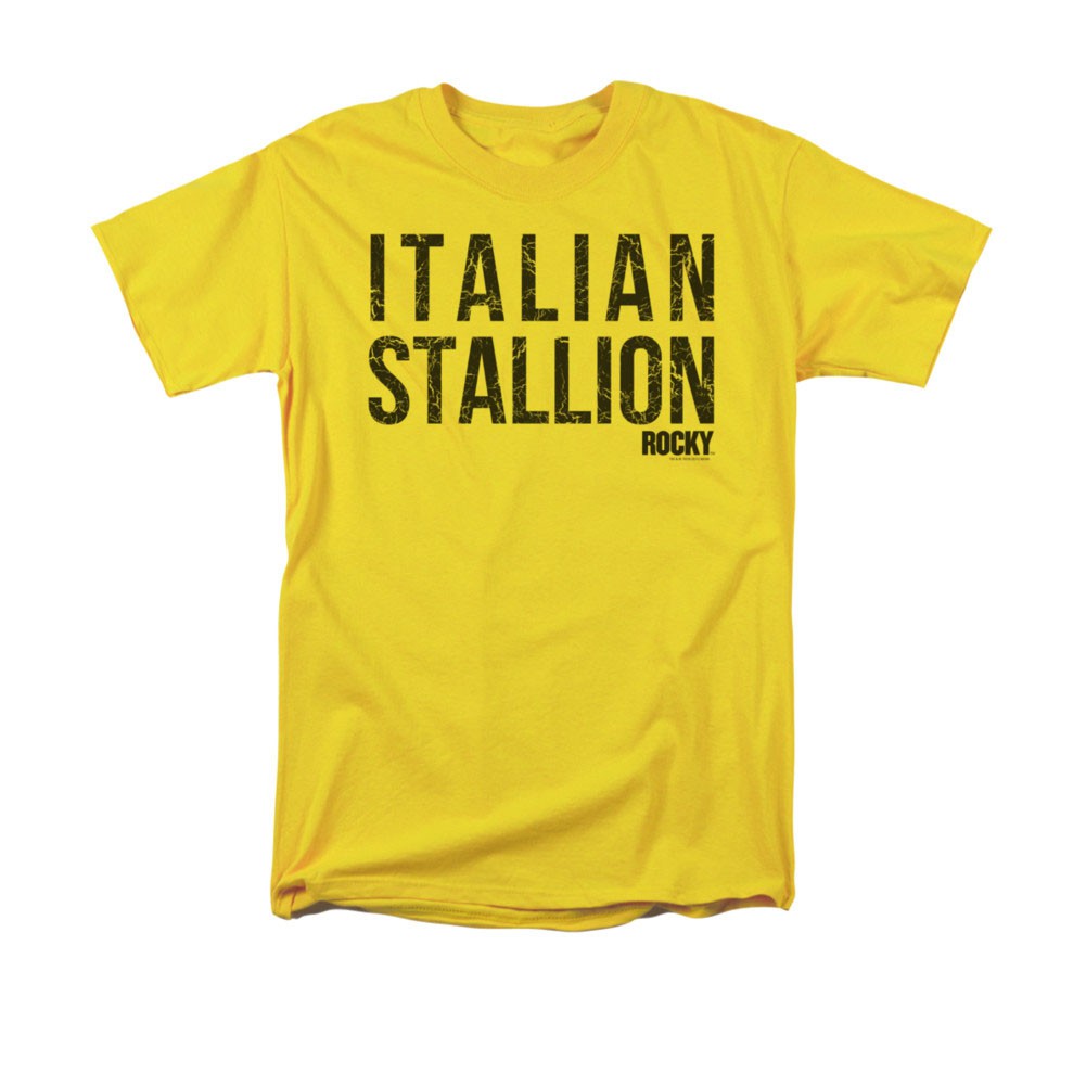 Rocky Italian Stallion Yellow T-Shirt