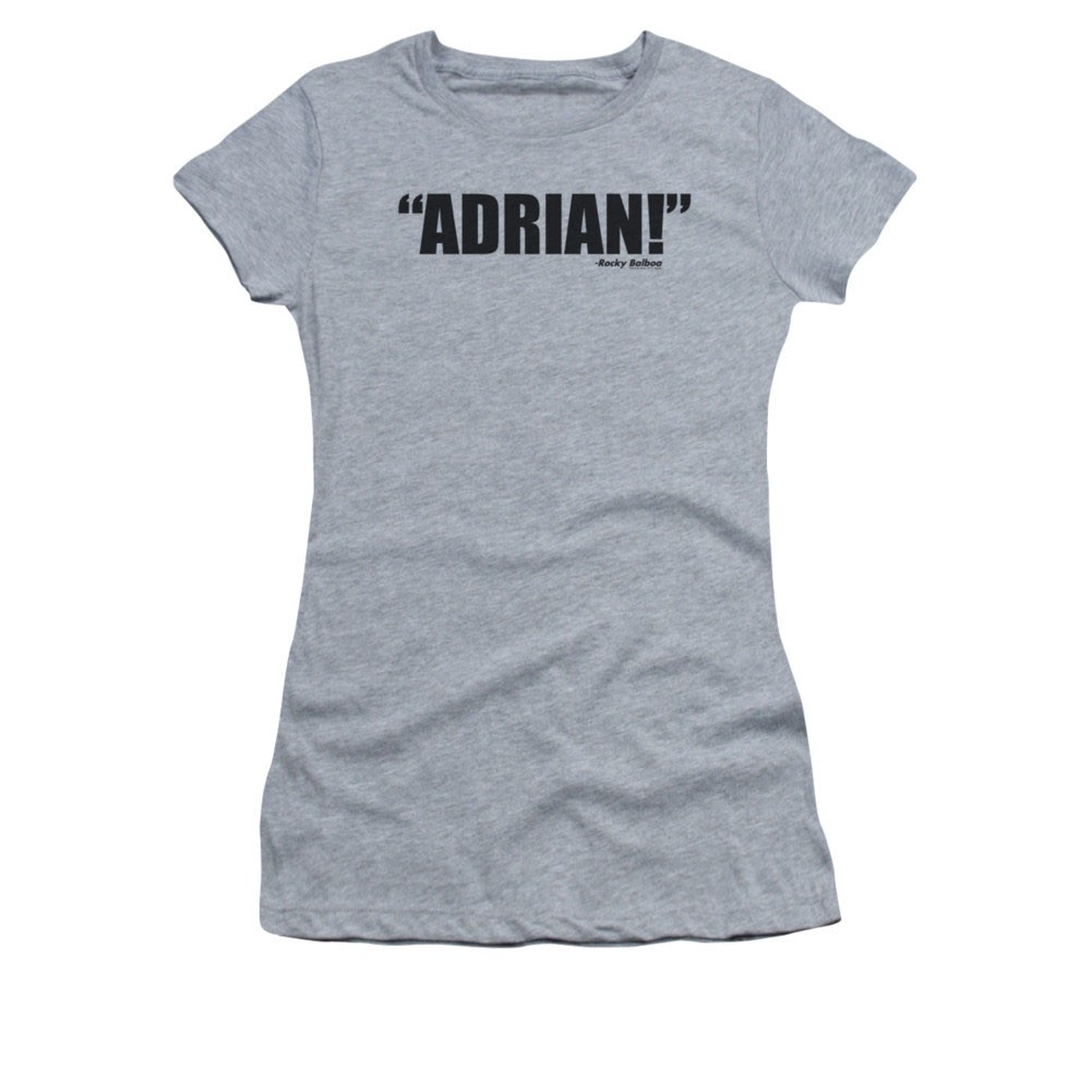 Rocky Adrian! Gray Juniors T-Shirt