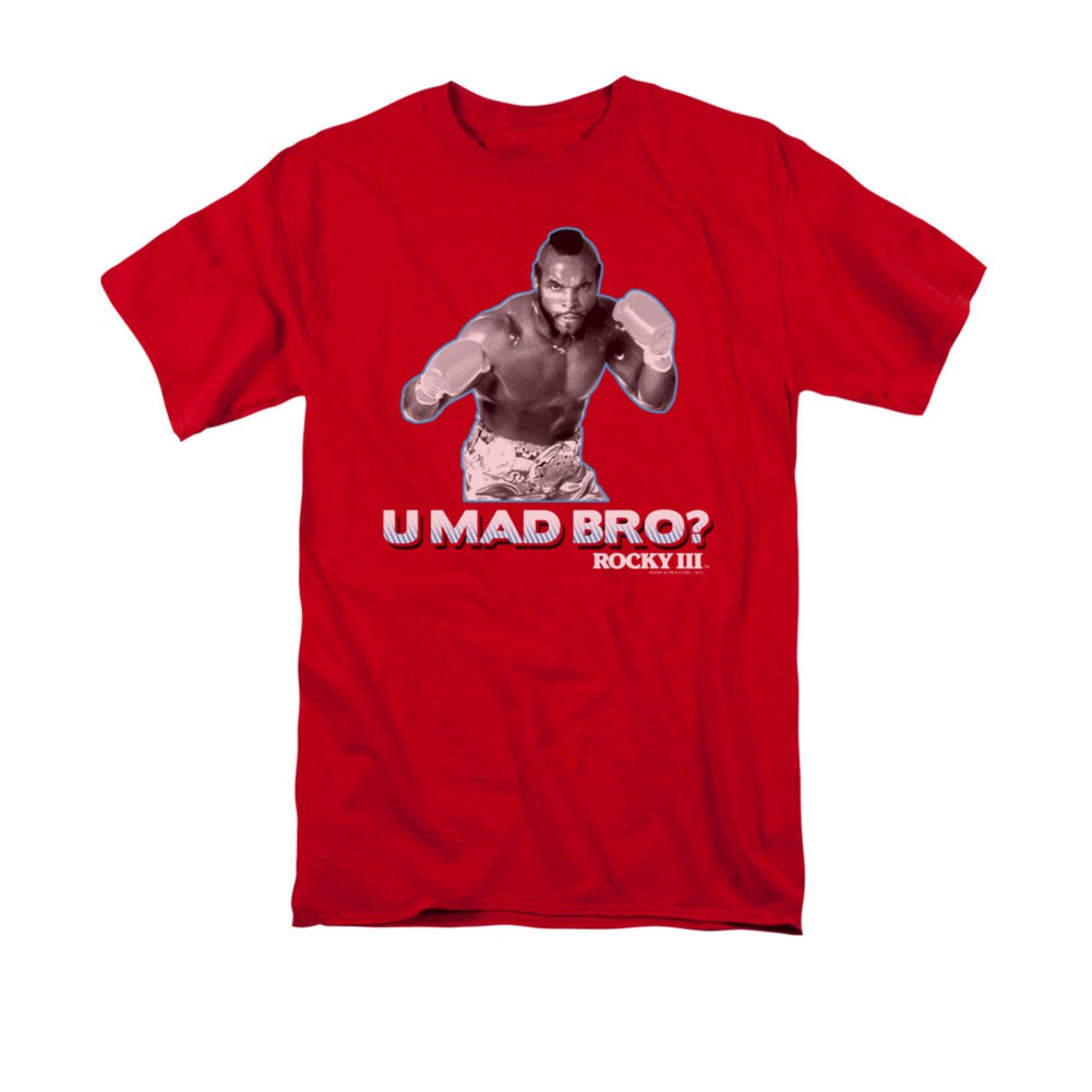 Rocky Mr. T You Mad Bro Red T-Shirt