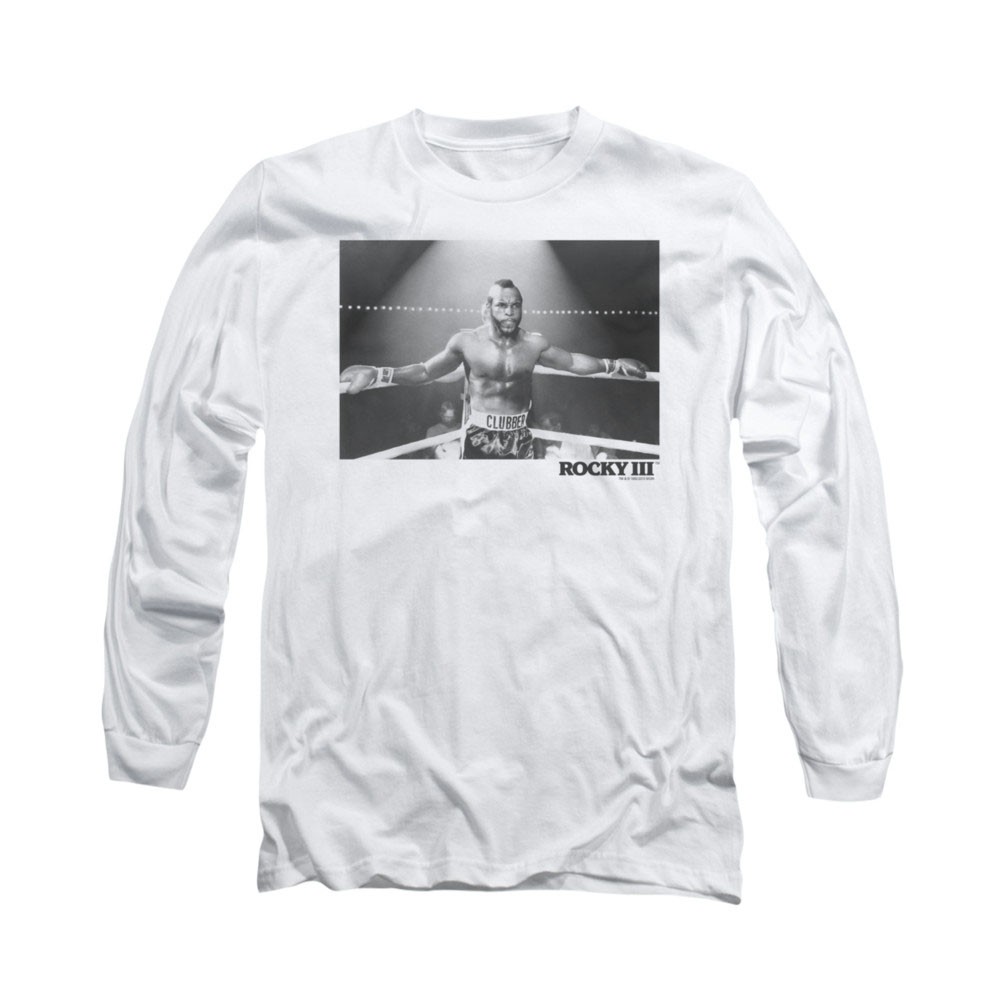 Rocky Clubber Photo White Long Sleeve T-Shirt