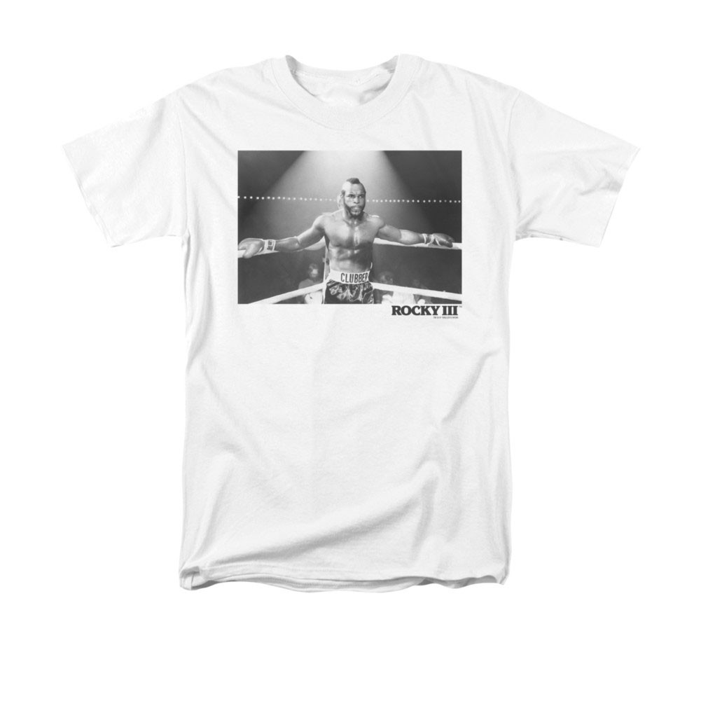 Rocky Mr. T Clubber Lang Photo White T-Shirt