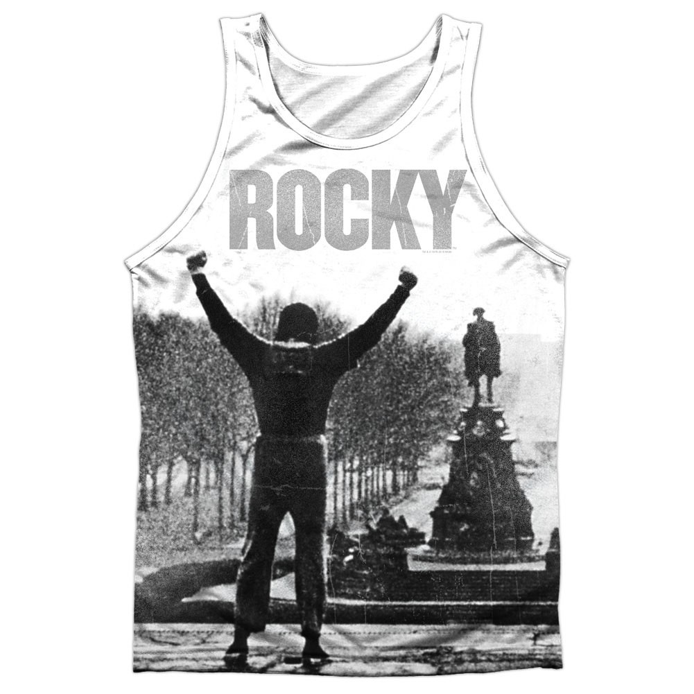 Rocky Poster White Sublimation Tank Top