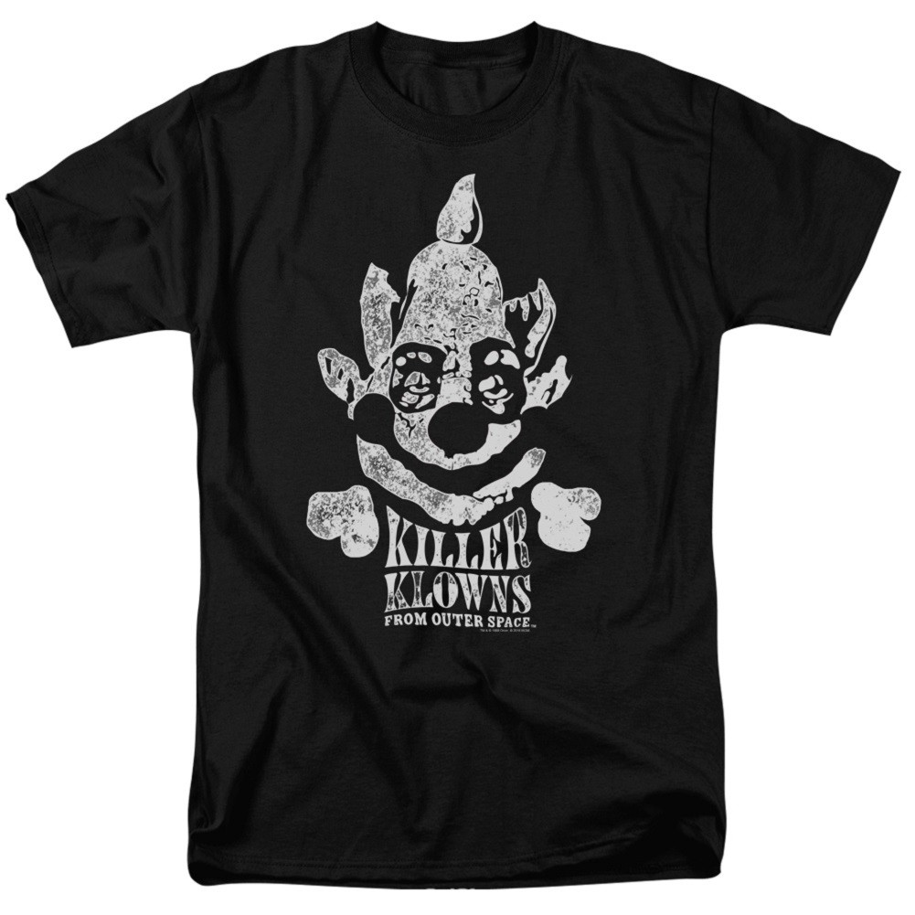 Killer Klowns From Outer Space Black and White Tshirt
