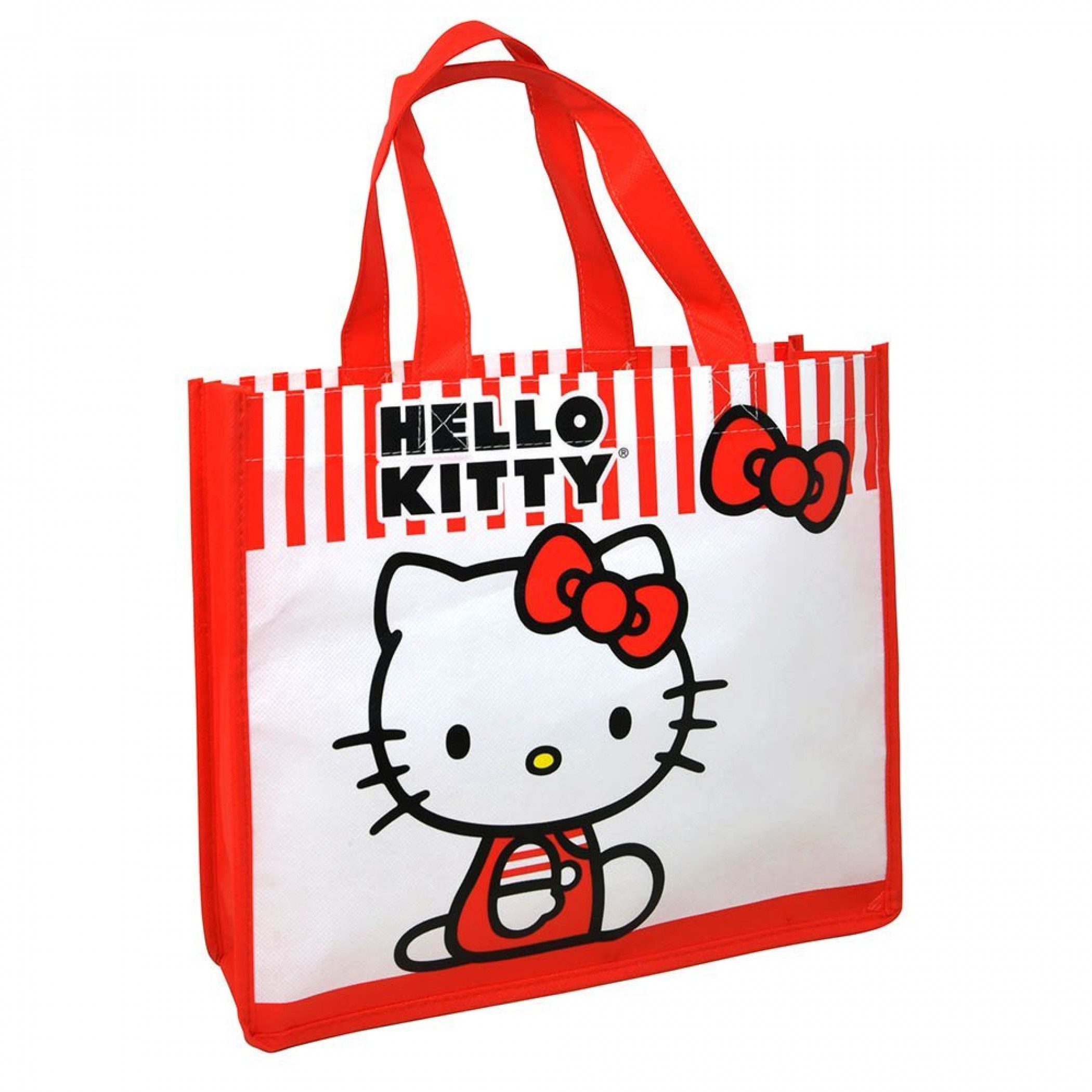 Hello Kitty Striped Tote Bag