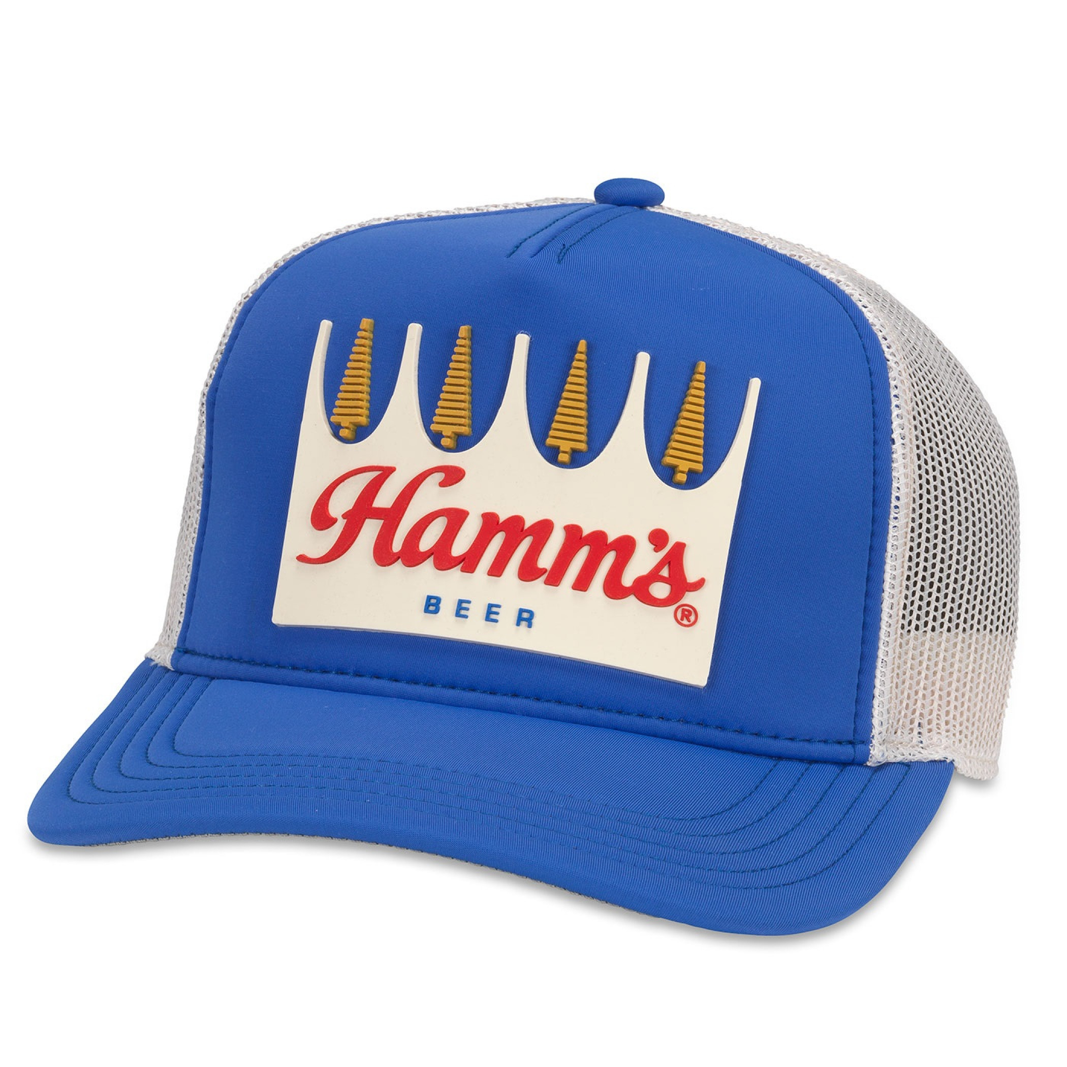 Hamm's Beer Vintage Blue Trucker Hat