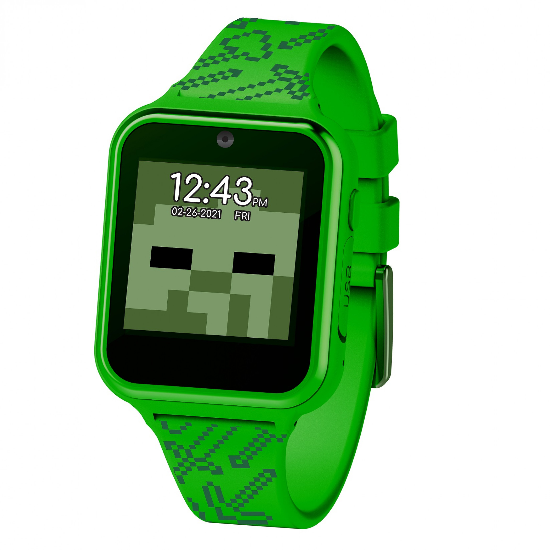 Minecraft Creeper Symbol Accutime Interactive Kids Watch