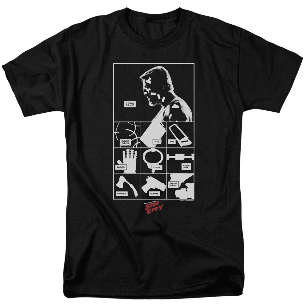 Sin City Checklist Tshirt