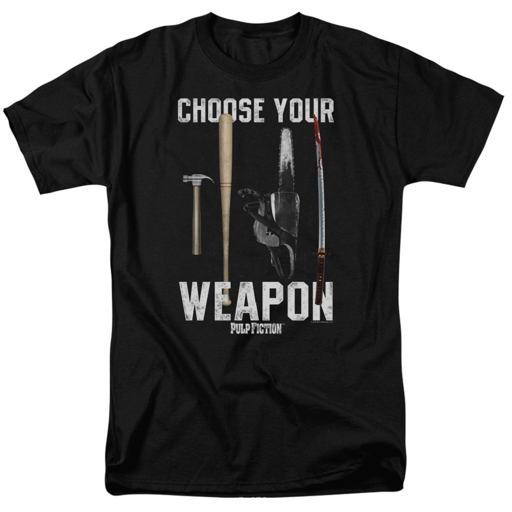 Pulp Fiction Choose Your Weapon Tshirt