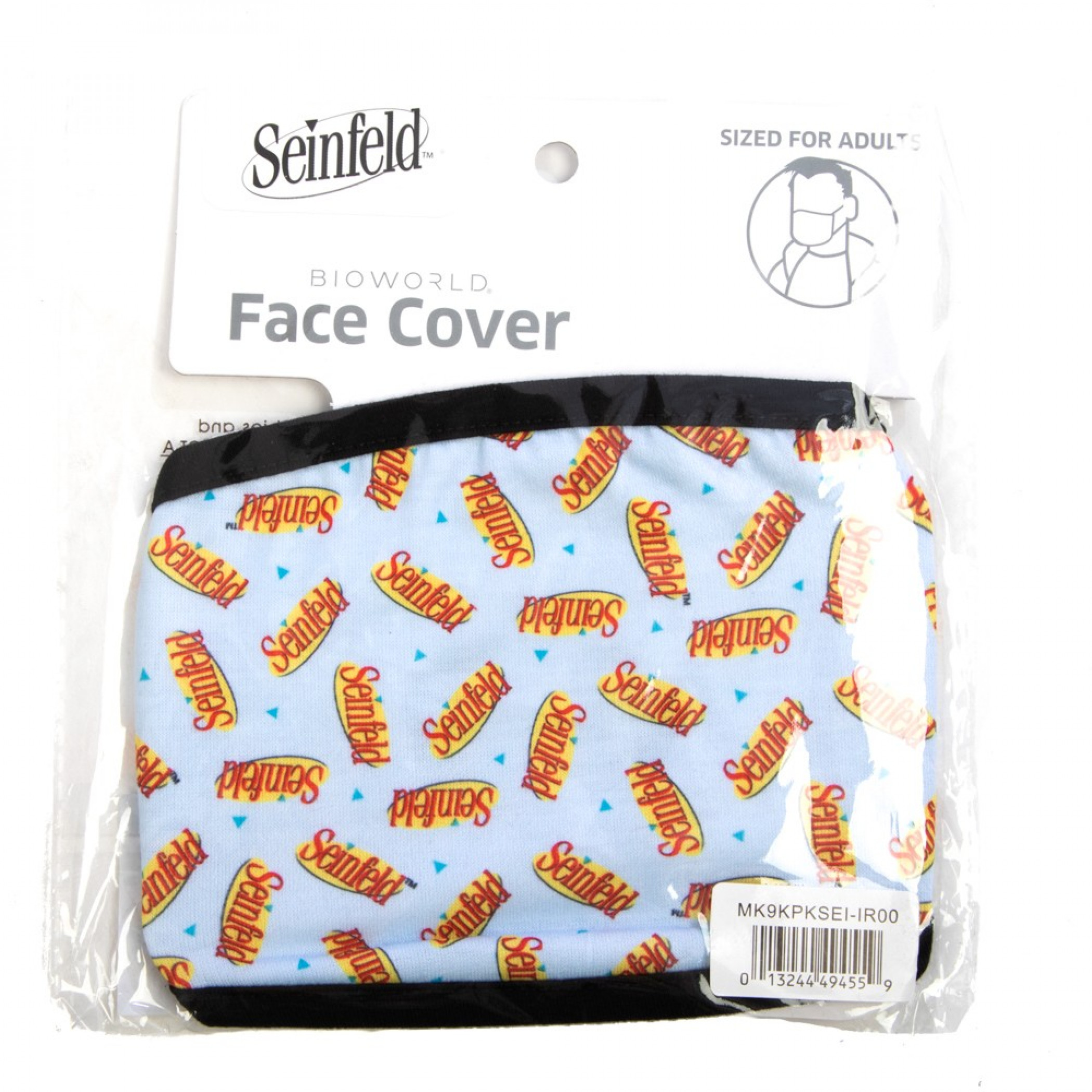 Seinfeld Logo All Over Adjustable Face Cover
