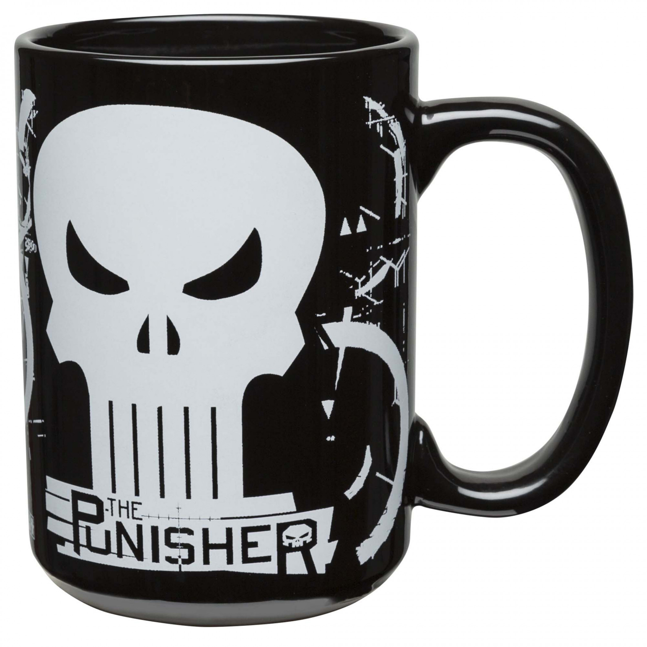 The Punisher Marvel Character and Symbol Ceramic Mug
