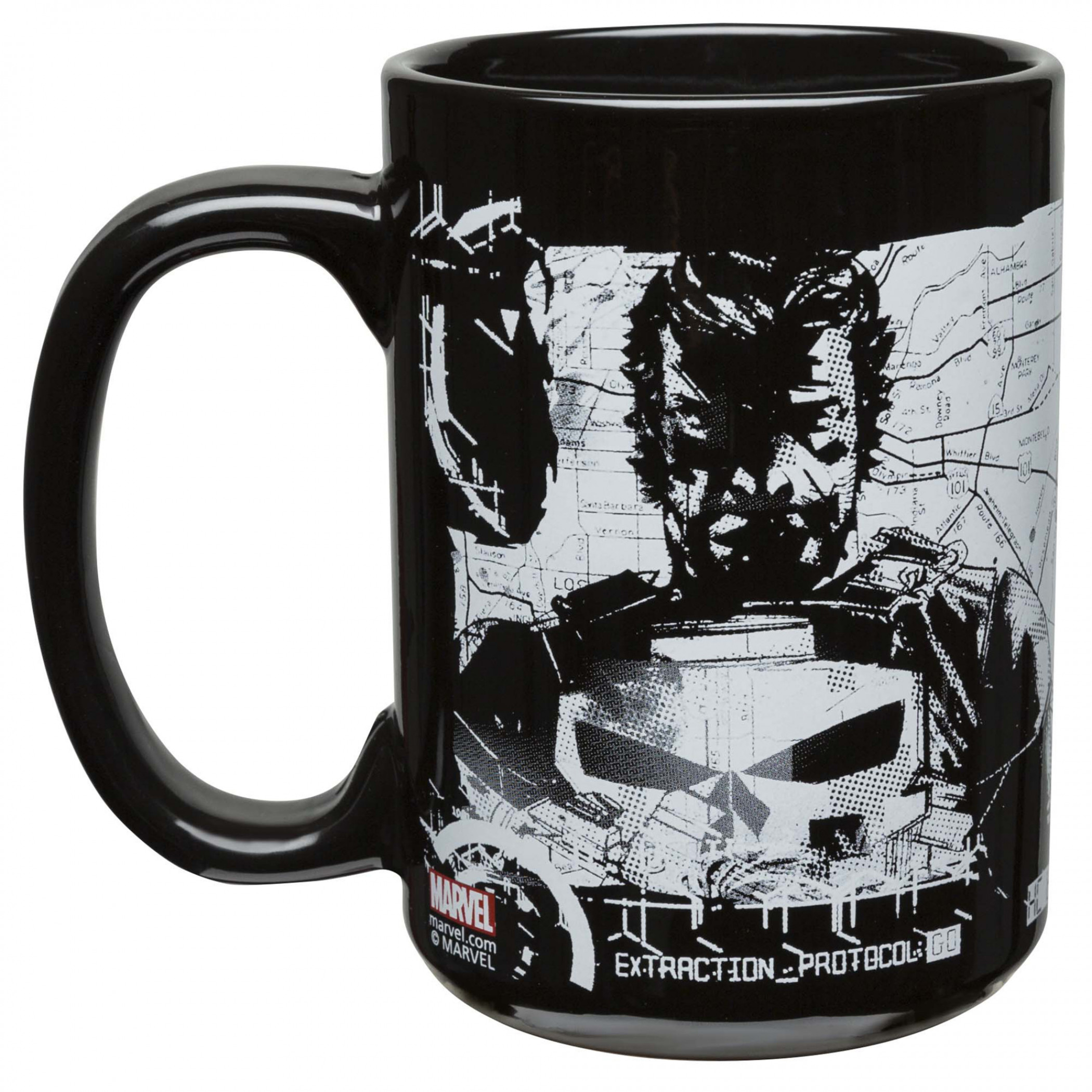 The Punisher Marvel Character and Symbol Ceramic Mug